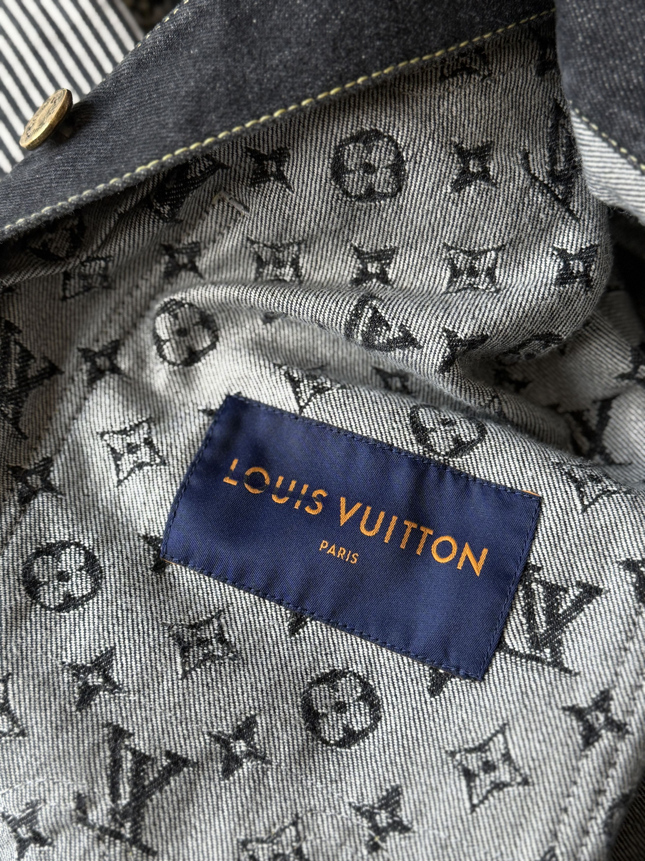 Louis Vuitton LOUIS VUITTON X NIGO DENIM JACKET | SIZE 60 Size US XXL / EU 58 / 5 - 11 Thumbnail