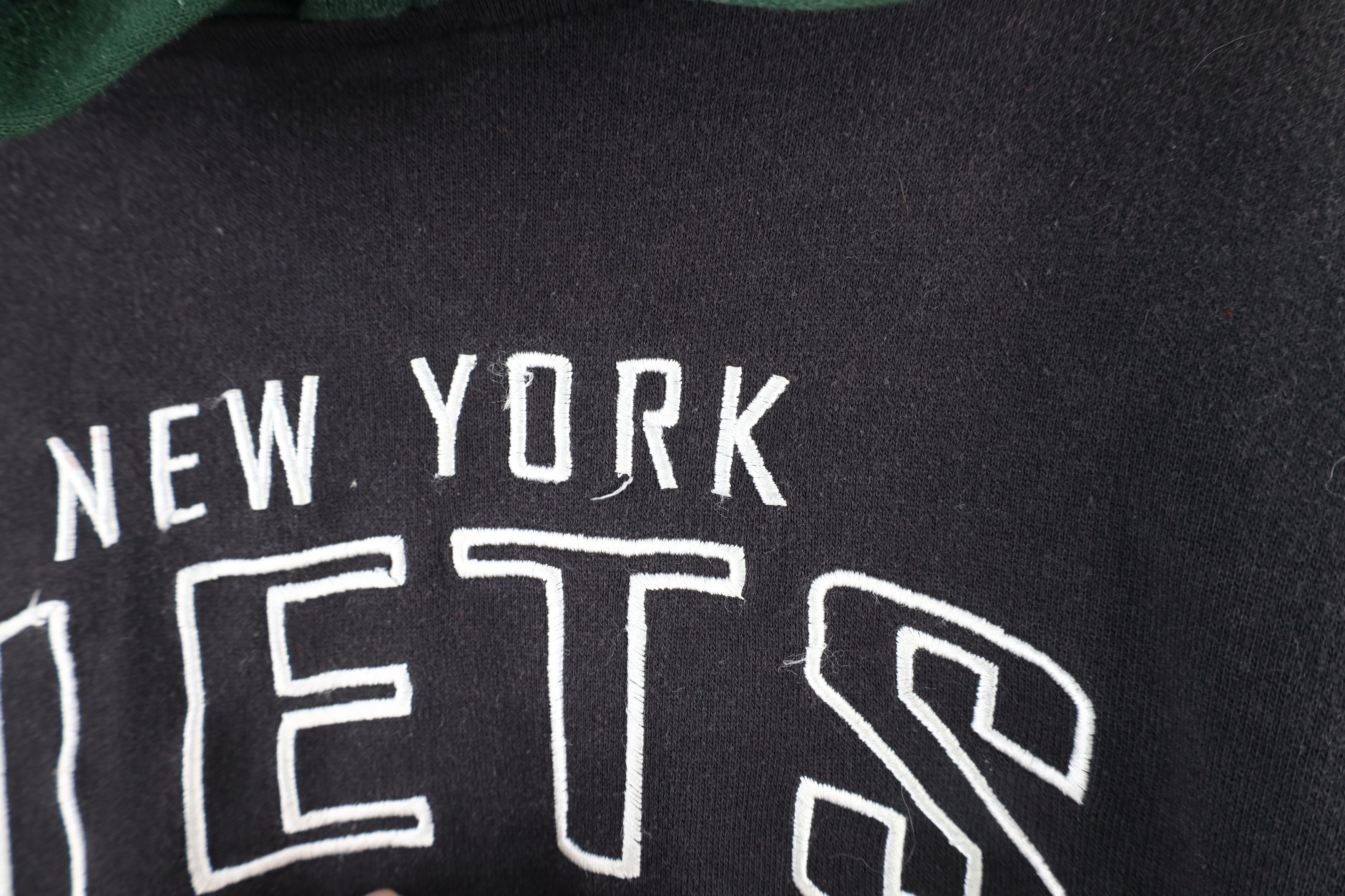 Vintage Vintage Reebok Spell Out New York Jets Football Hoodie Black Size M / US 6-8 / IT 42-44 - 5 Thumbnail