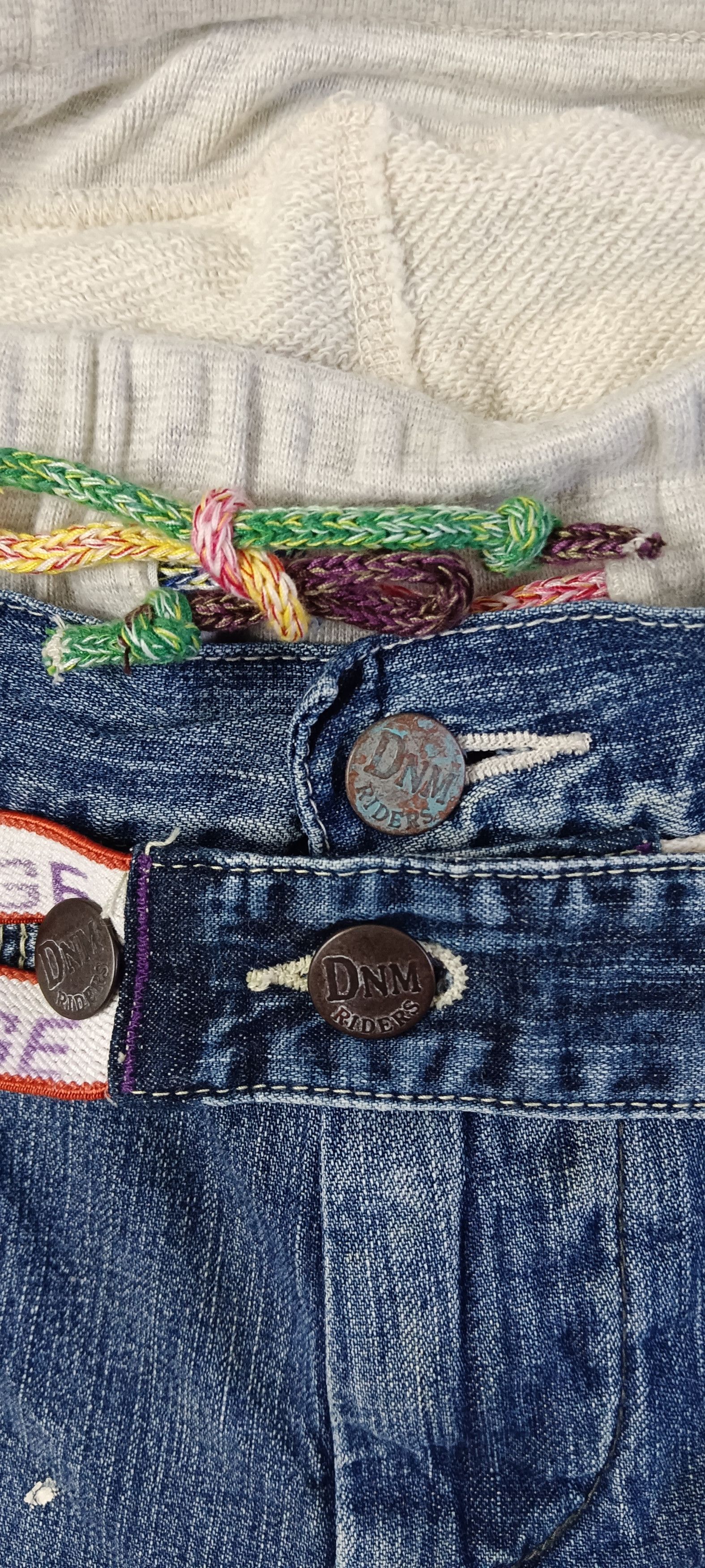 Japanese Brand DNM Riders Seditionaries Splash Rusty Low Rise Jeans Size 30" / US 8 / IT 44 - 12 Thumbnail