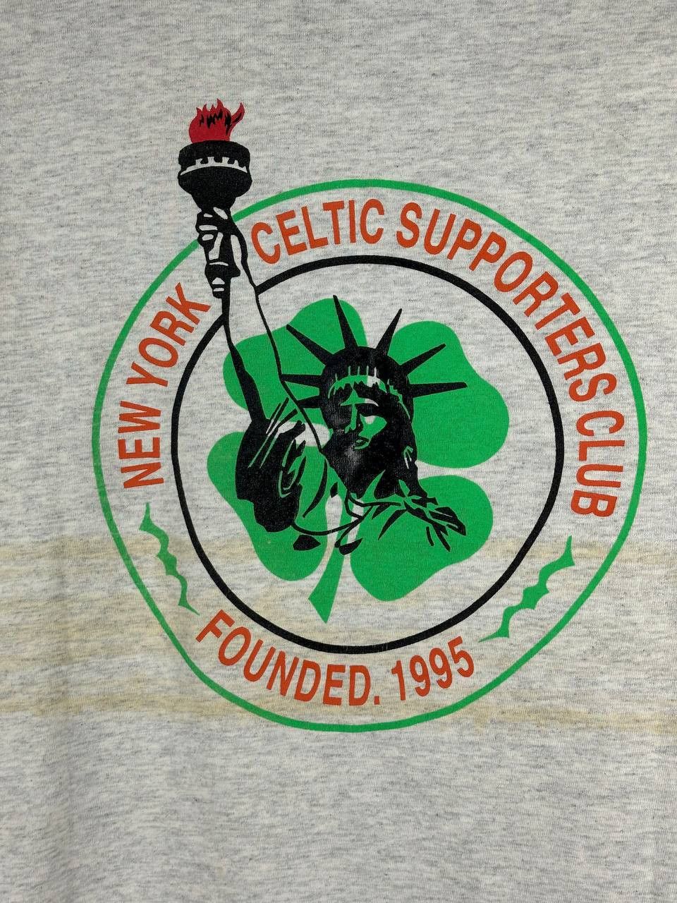 NBA × Vintage Celtic New York supporters club t shirt vintage 1995 Size US L / EU 52-54 / 3 - 9 Thumbnail