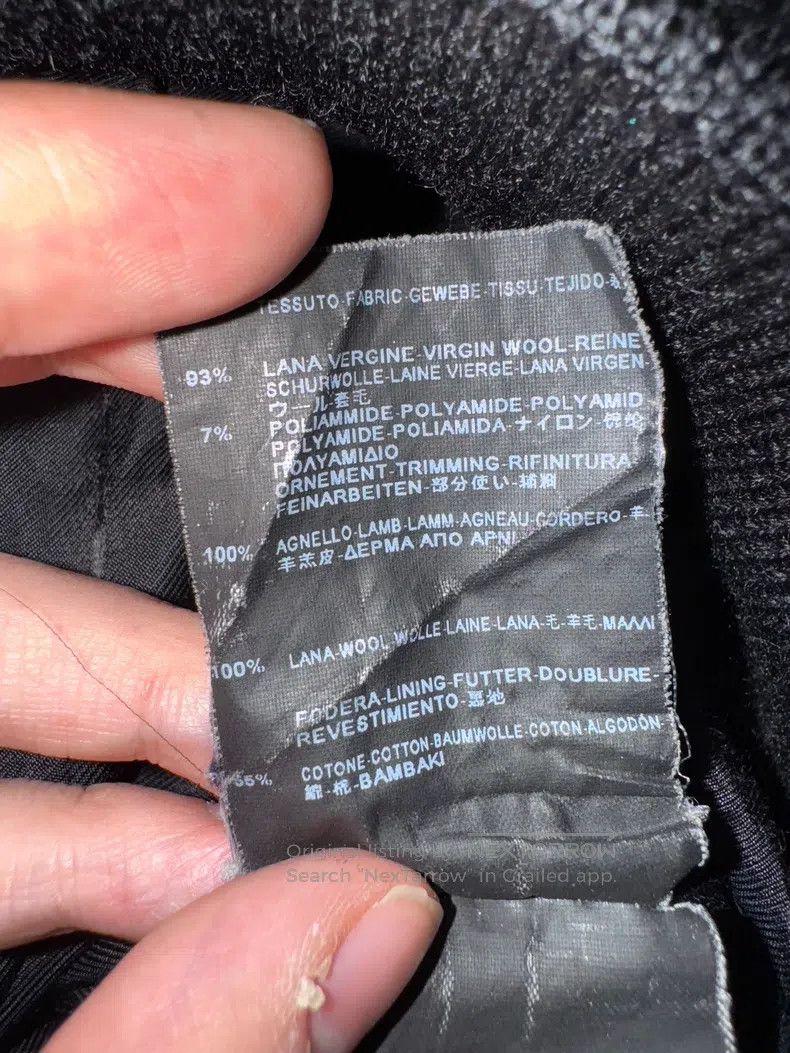 Saint Laurent Paris Saint Laurent Paris Hit Wine Black Wool and Leather Baseba Size US L / EU 52-54 / 3 - 5 Thumbnail