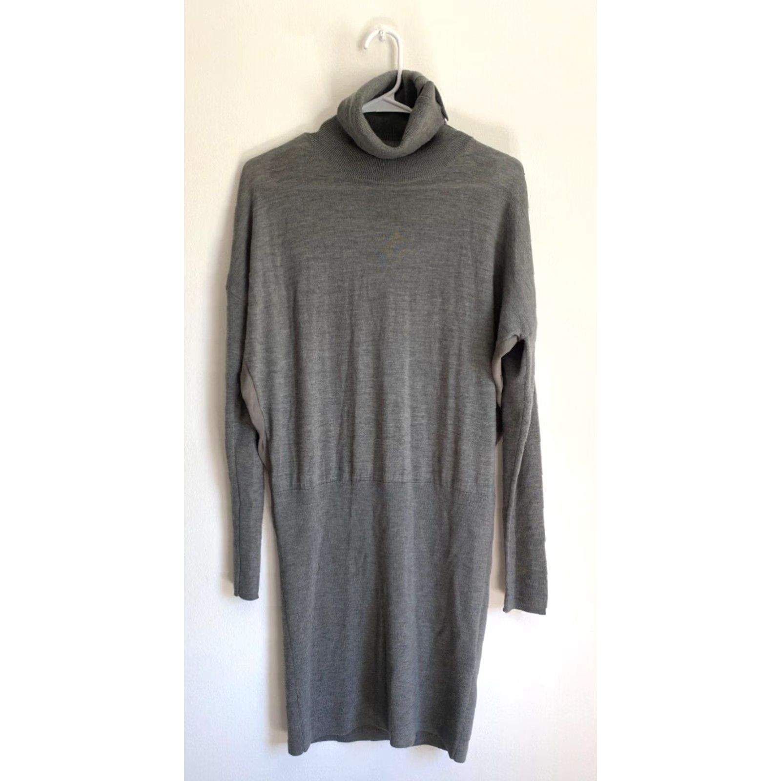 Allsaints AllSaints Flik Dress Knit Merino Wool Sz M Dress Women Gray Wool Knit Merino Wool Flik Dress 90s Designer City Classic Size M / US 6-8 / IT 42-44 - 2 Thumbnail