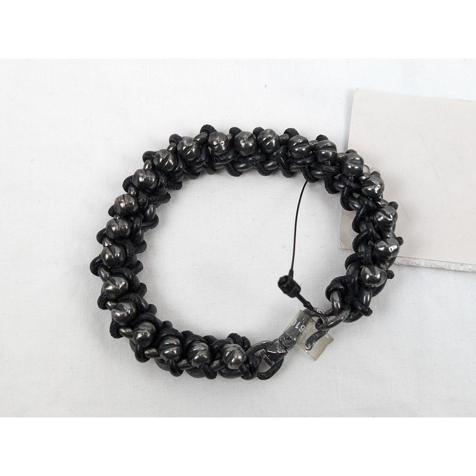 Bottega Veneta o1rshd1 Size: S / Ossidato/Nappa Bracelet in Naturale/Nero Size ONE SIZE - 9 Thumbnail