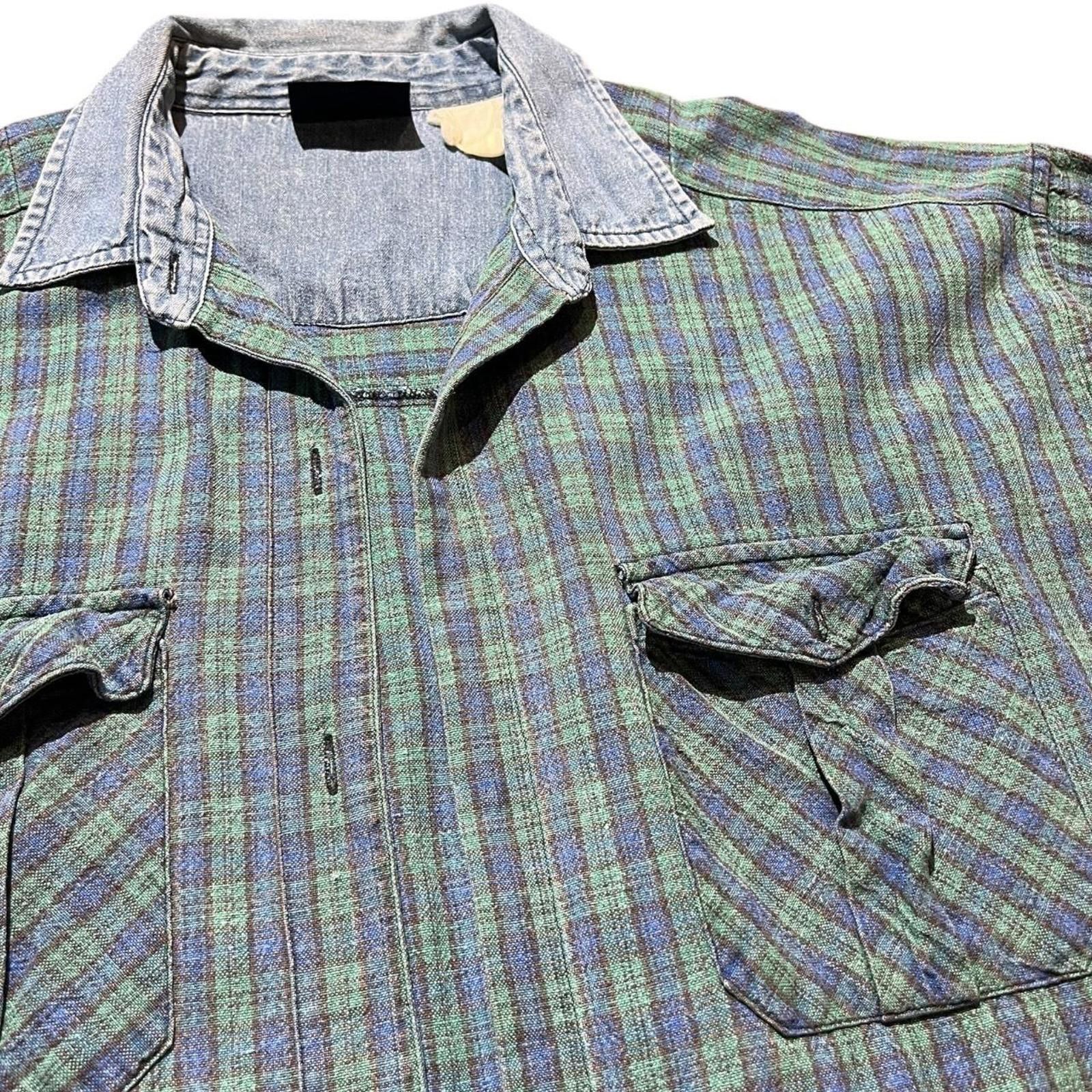 Faded Glory Vintage 90s Faded Glory Flannel Button Down Shirt Size US XL / EU 56 / 4 - 3 Thumbnail