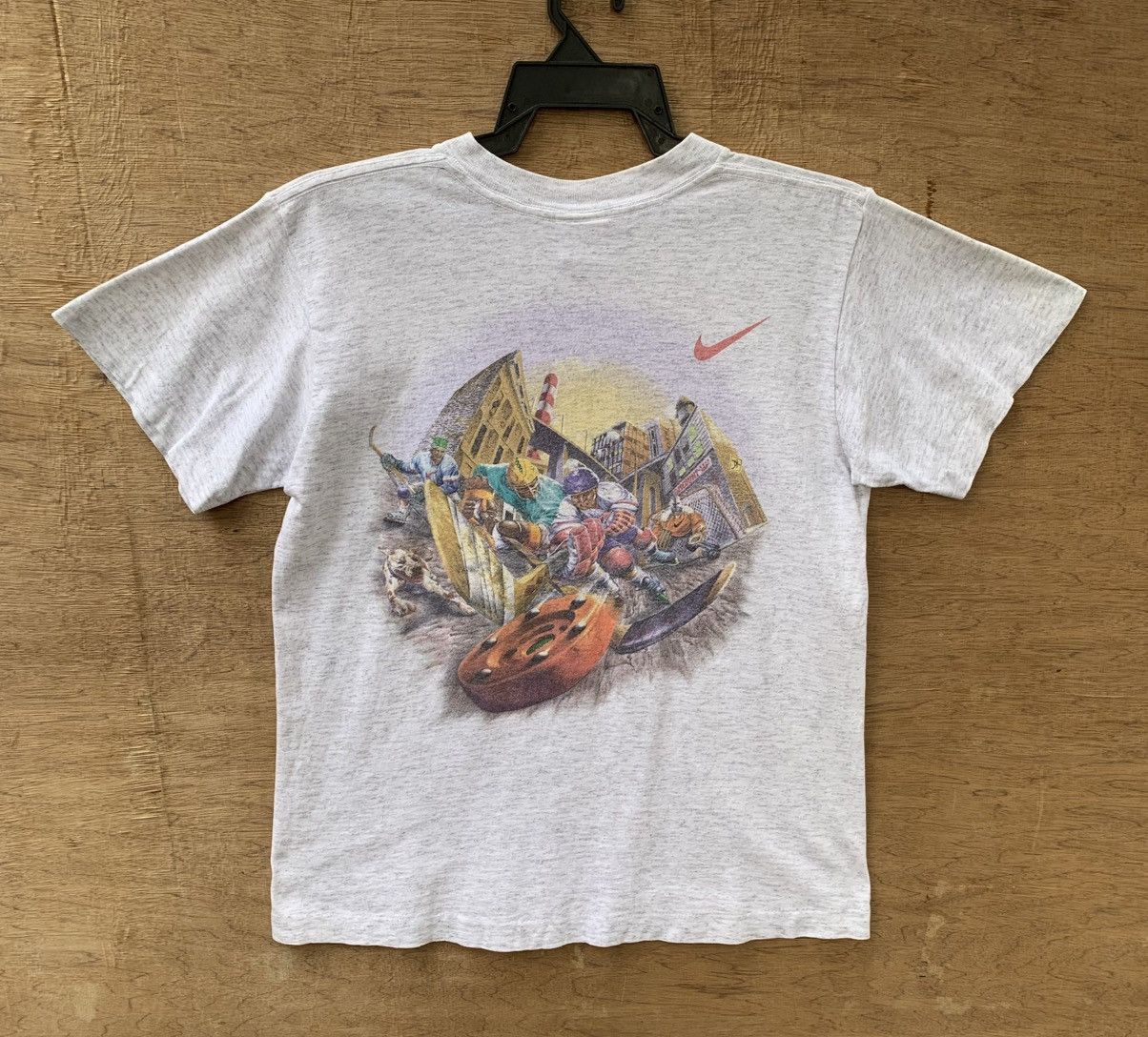 Nike Vintage 90’s Nike Street Hockey T Shirt Size US S / EU 44-46 / 1 - 12 Thumbnail