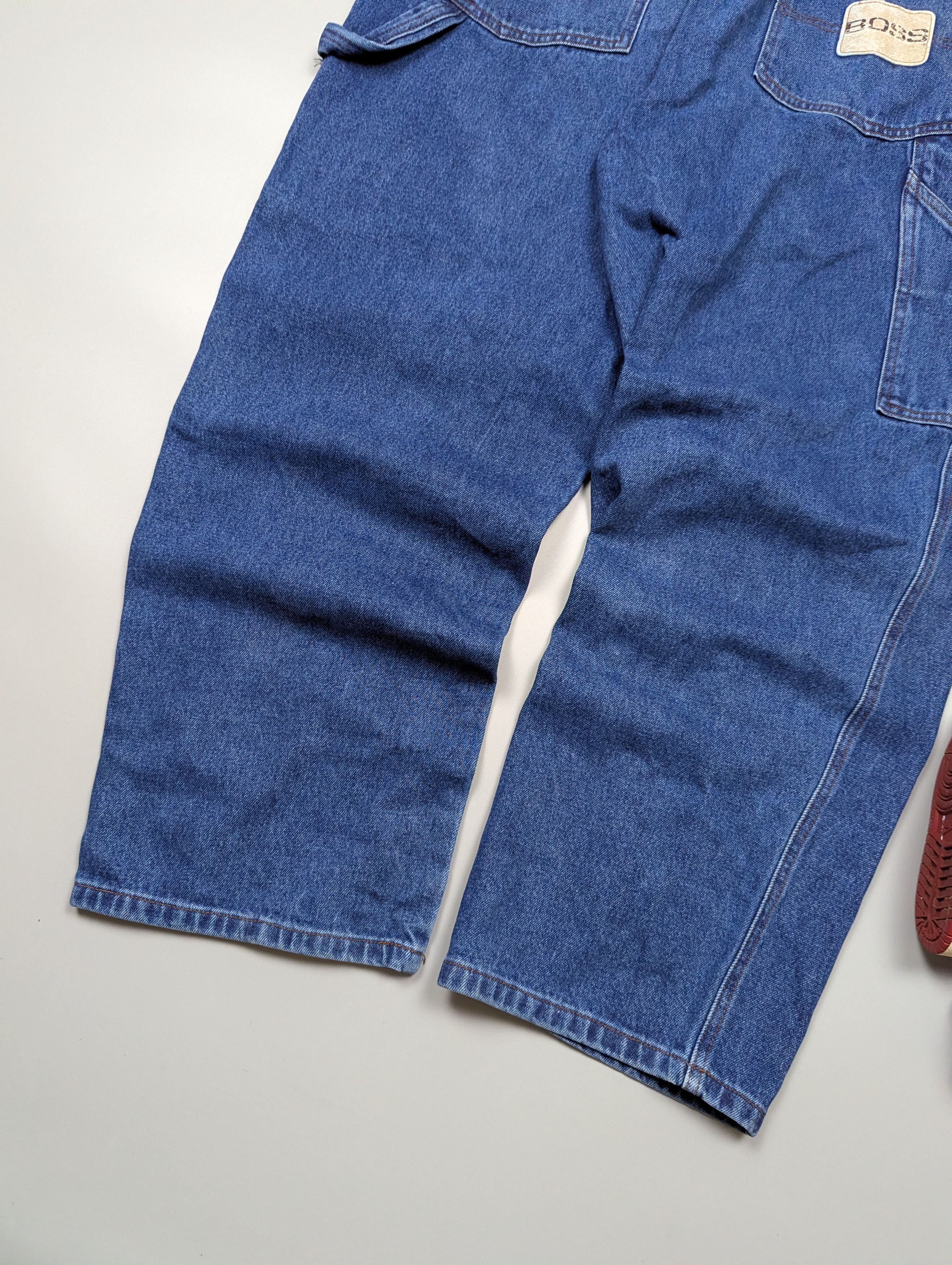 Hugo Boss BOSS Jeans Denim Overalls Men’s M Blue 80s 90s Vintage Size US 32 / EU 48 - 8 Thumbnail