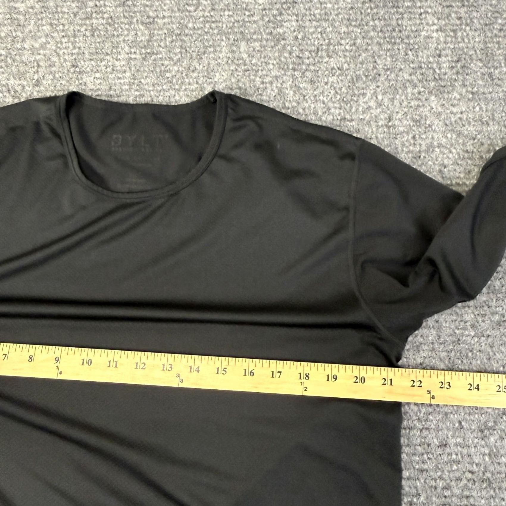 Vintage BYLT Shirt Mens Medium Black Long Sleeve Performance Athletic Curved Hem Tee Top Size US M / EU 48-50 / 2 - 7 Thumbnail