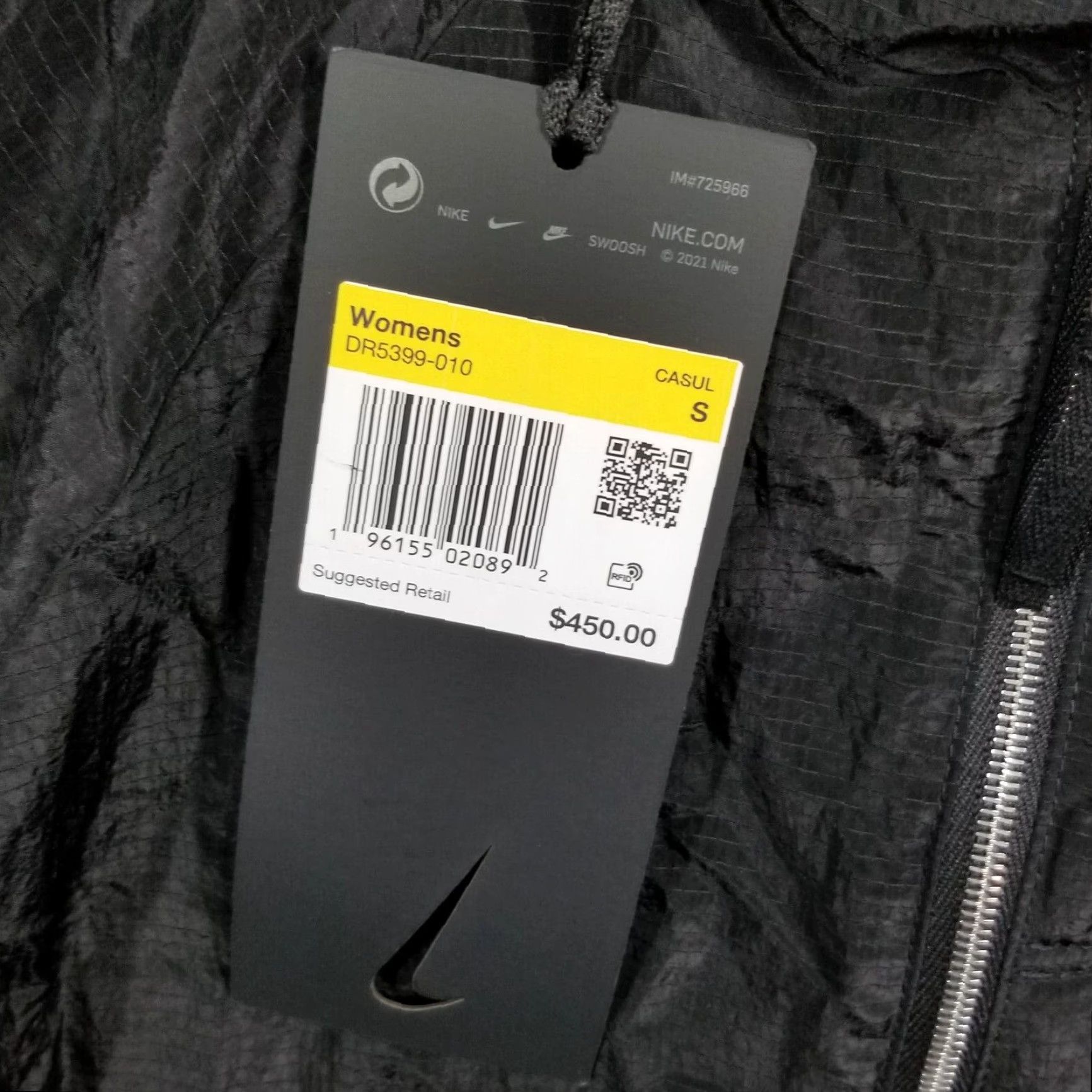 Nike Nike ESC Woven Shirt Jacket Women Small DR5399-010 Every Stitch Considered 450 Size S / US 4 / IT 40 - 2 Thumbnail