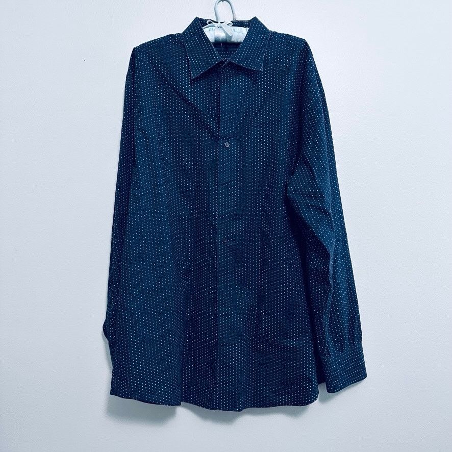 Grant Thomas Grant Thomas navy polka dot button down Size US XL / EU 56 / 4 - 2 Thumbnail