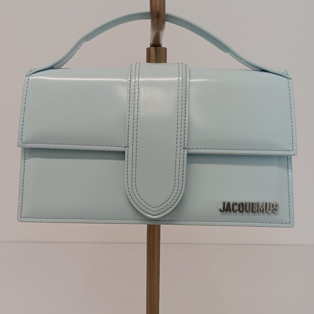 Jacquemus Jacquemus Le Grand Bambino Crossbody Bag - Light Blue Size ONE SIZE - 1 Thumbnail