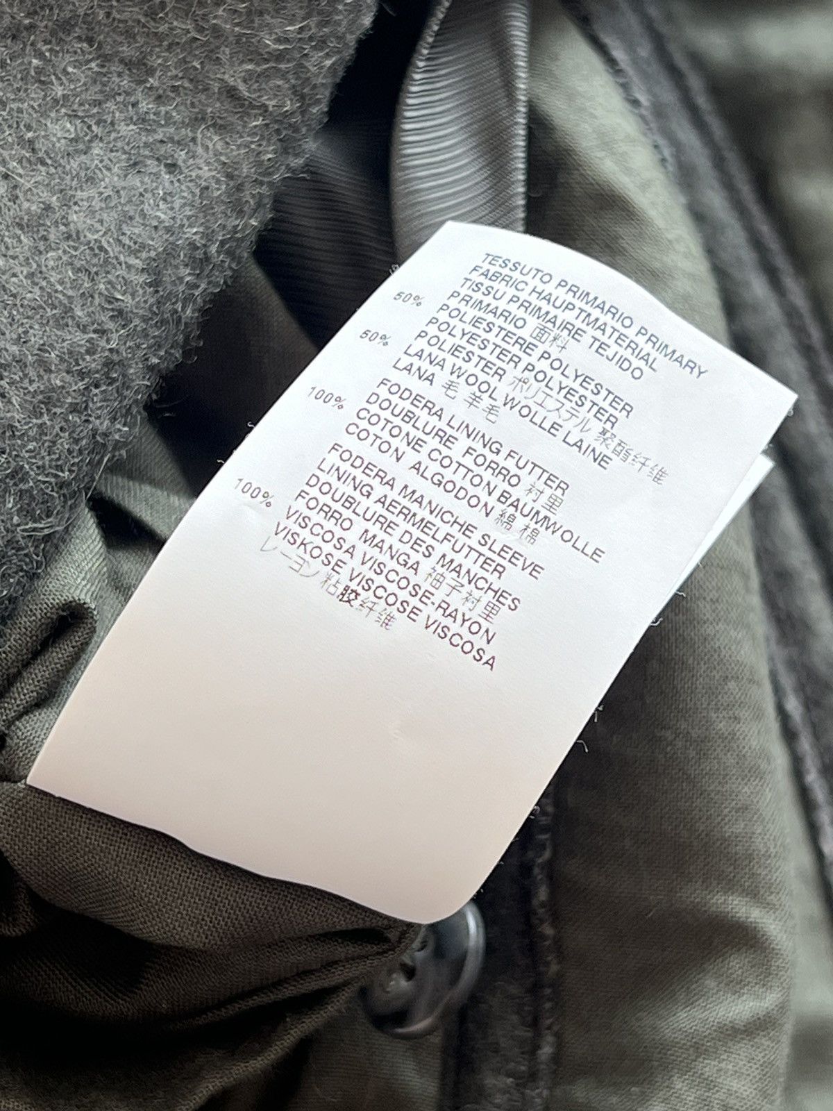 Maison Margiela Maison Margiela ss13 wool peacoat double breasted dark khaki Size M / US 6-8 / IT 42-44 - 9 Thumbnail