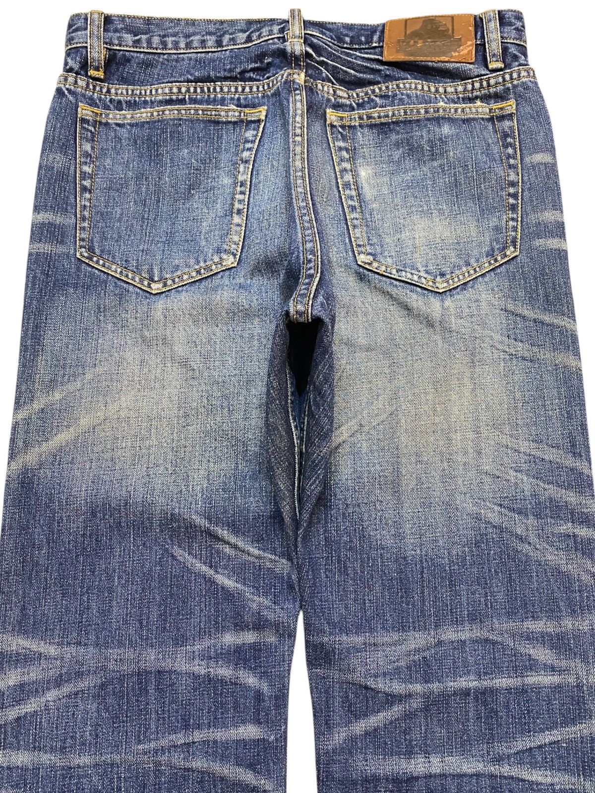 Xlarge Vintage X Large Selvedge Distressed Whisker Loose Jeans Size US 32 / EU 48 - 4 Thumbnail