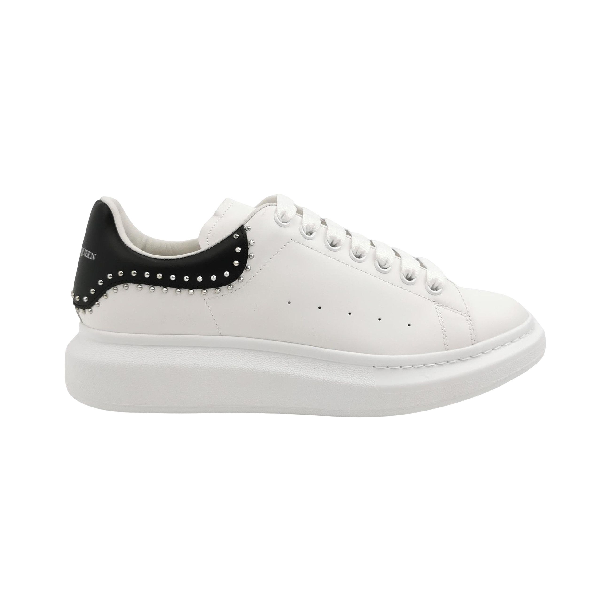 Alexander McQueen Alexander McQueen Studded Leather Sneakers 44.5 Size US 11 / EU 44 - 1 Thumbnail