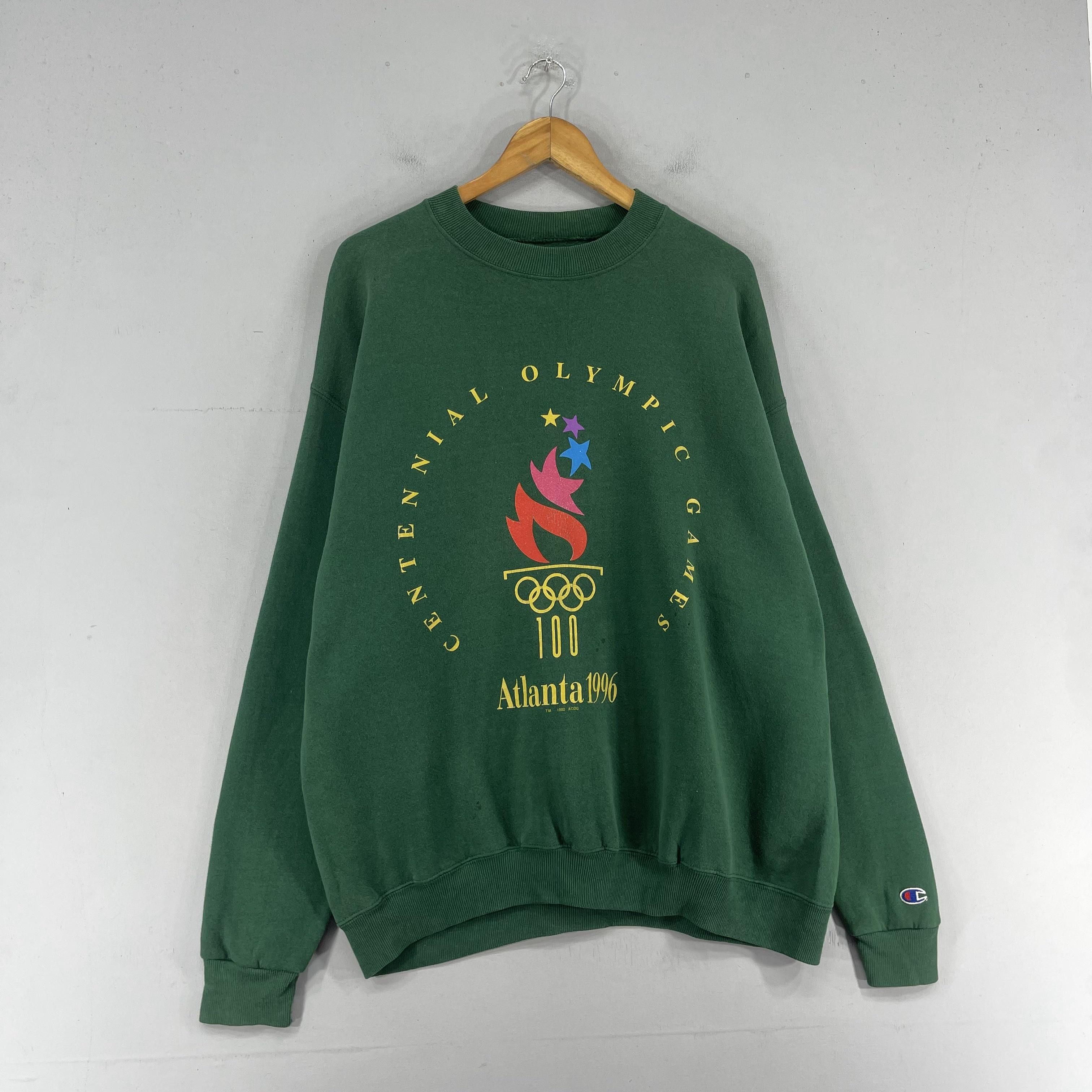Champion × USA Olympics × Vintage Vintage 90s CHAMPION Olympic Altanta Sweatshirt Crewneck Size US XL / EU 56 / 4 - 6 Thumbnail