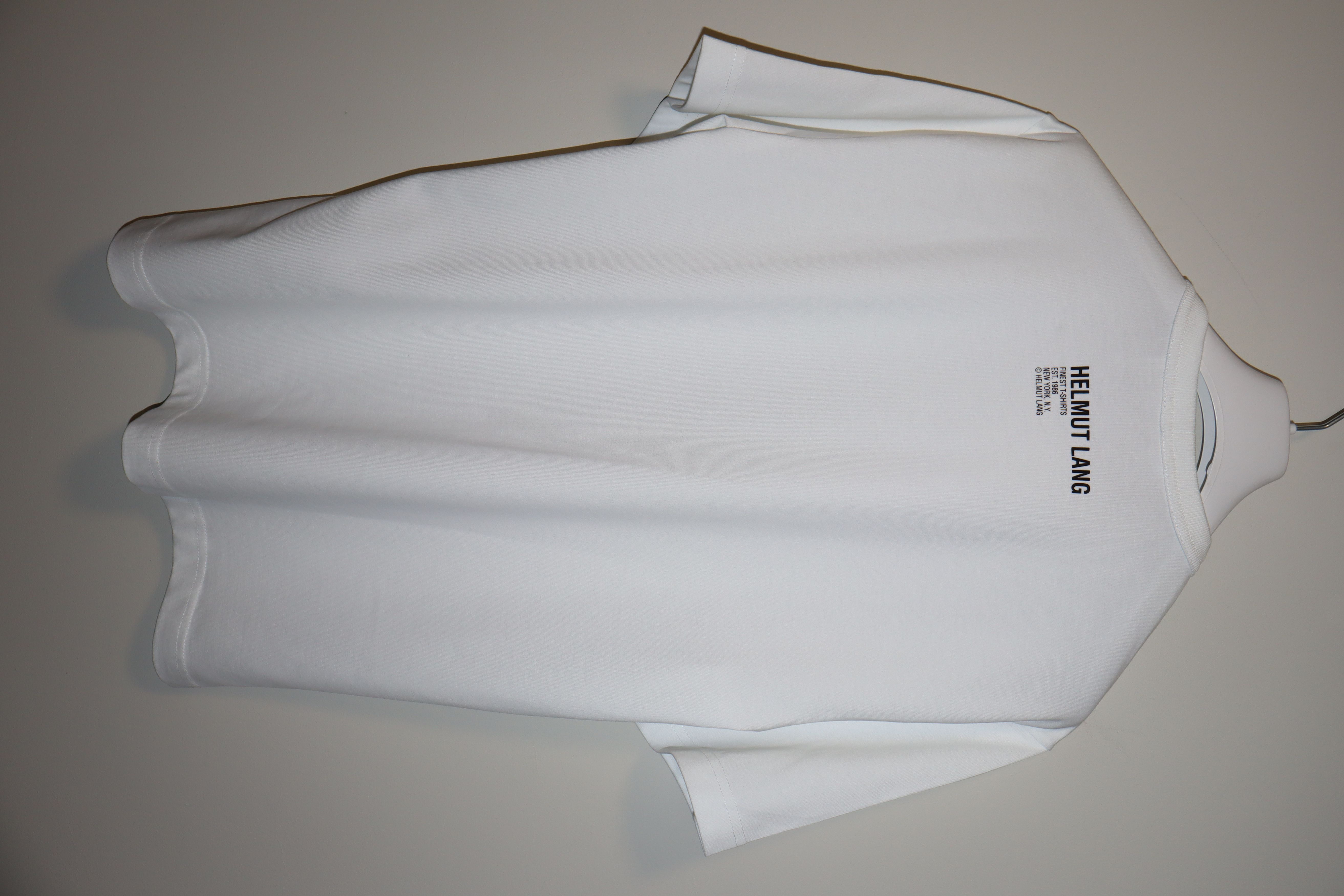 Helmut Lang Crumple logo t-shirt Size US M / EU 48-50 / 2 - 6 Thumbnail