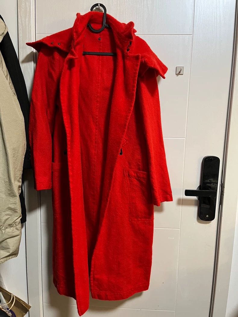 Y's Y's Wool Horn Button Red Coat Size US S / EU 44-46 / 1 - 2 Thumbnail
