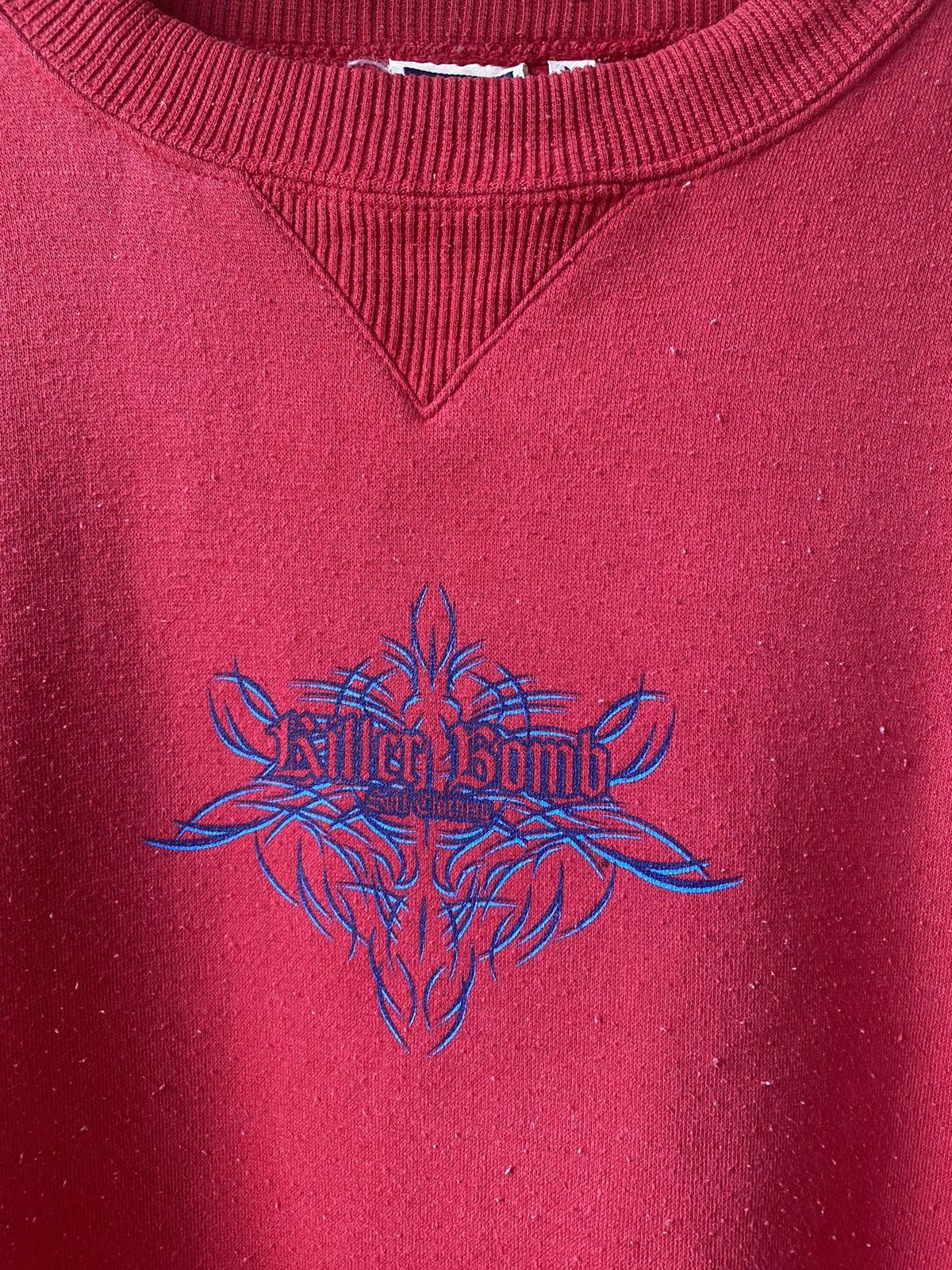 Japanese Brand × Vintage Sick☠️ Killer Bomb Surf Y2K Sweatshirt Crewneck 90s Size US M / EU 48-50 / 2 - 6 Thumbnail