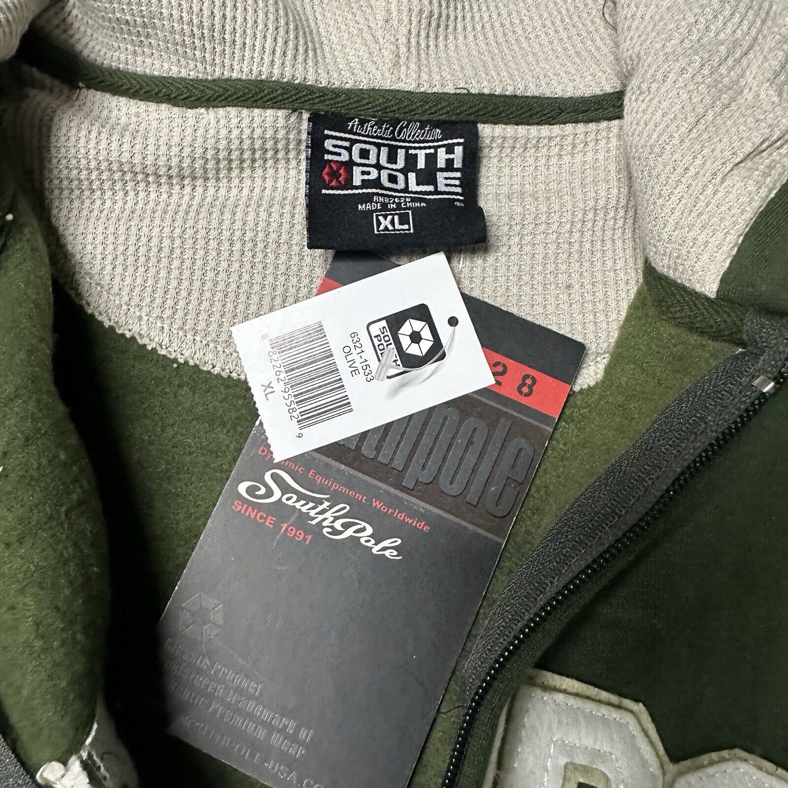 JNCO × Southpole NWT Vintage Y2K Southpole Green Zip Up Hoodie XL NEW Skater Size US XL / EU 56 / 4 - 5 Thumbnail