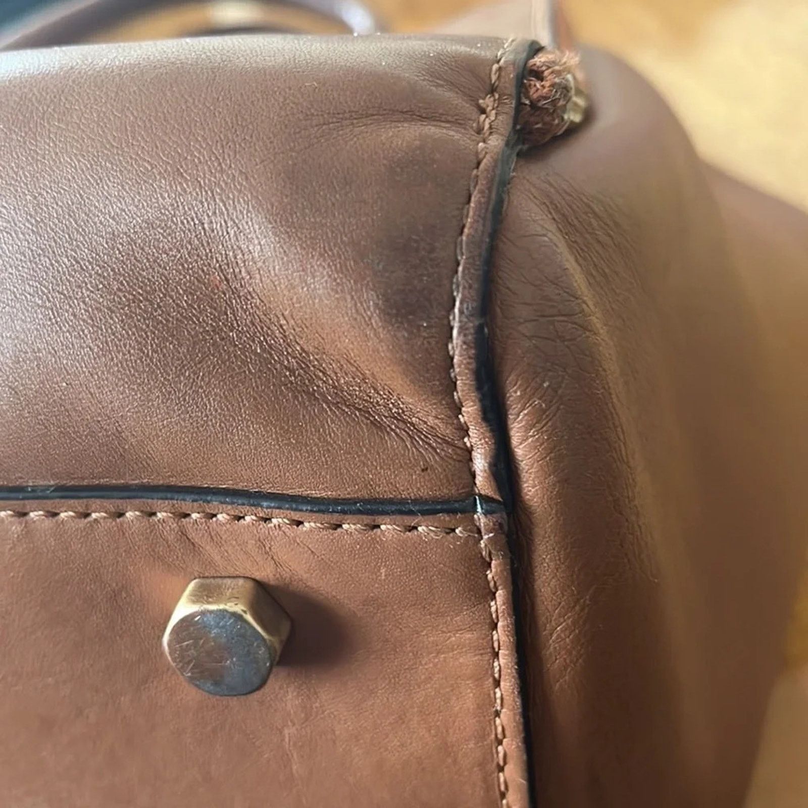 Rebecca Minkoff Rebecca Minkoff Perry Satchel in Butter Rum Size ONE SIZE - 8 Thumbnail
