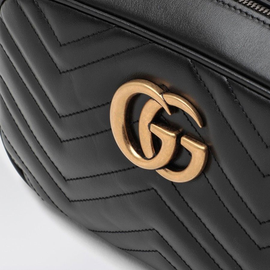 Gucci o1d2blof0824 Size: OS / GG Marmont Small Bag in Black Size ONE SIZE - 5 Thumbnail