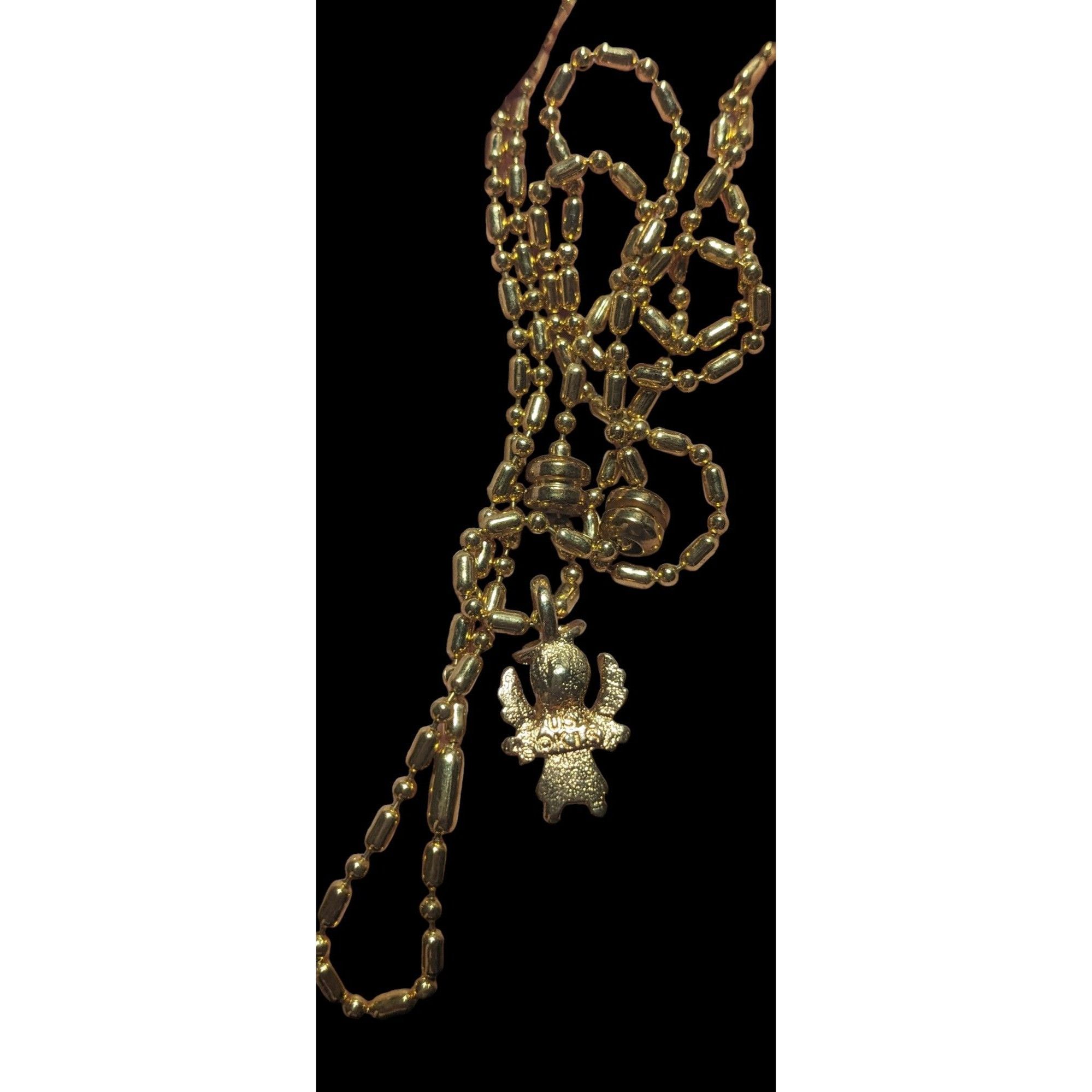 Other Vintage USA KLS Pink Angel Pendant Necklace Size ONE SIZE - 4 Thumbnail