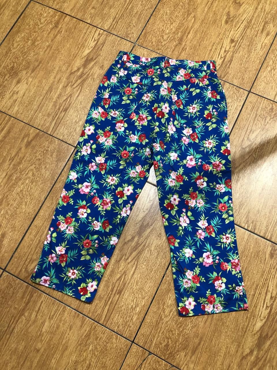 Polo Ralph Lauren Vintage blue Pants flowers Y2K Lauren Ralph Lauren Size 30" / US 8 / IT 44 - 16 Thumbnail