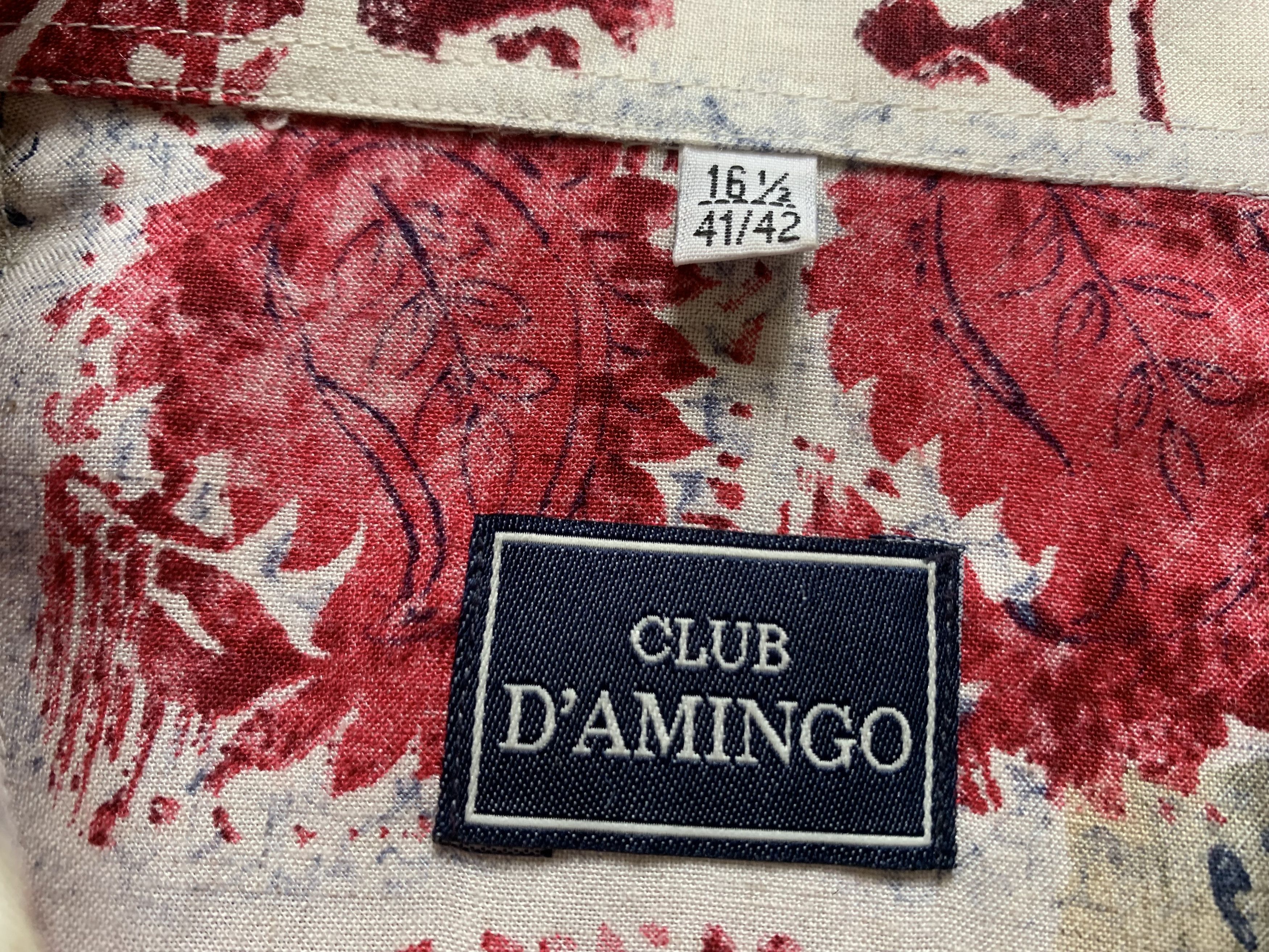 Vintage Club D'Amingo Hawaiian Beach Short Sleeve Shirt Size US L / EU 52-54 / 3 - 5 Thumbnail