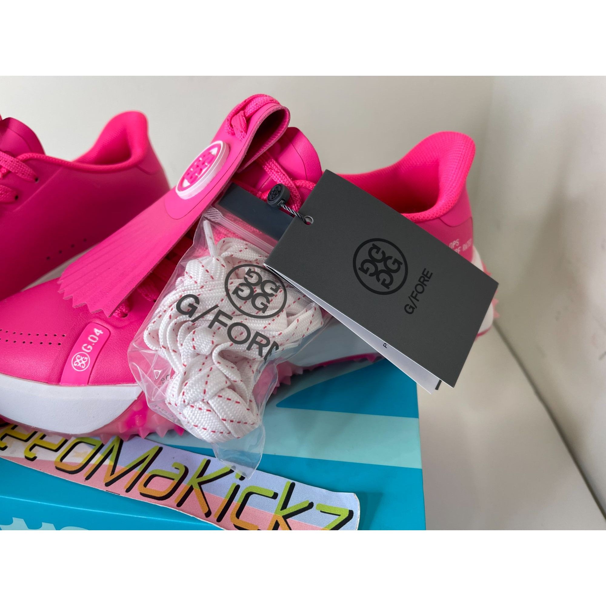 G/FORE G/FORE G.112 KILTIE GOLF SHOES KNOCKOUT PINK WOMENS 7US Size US 7 / IT 37 - 10 Thumbnail