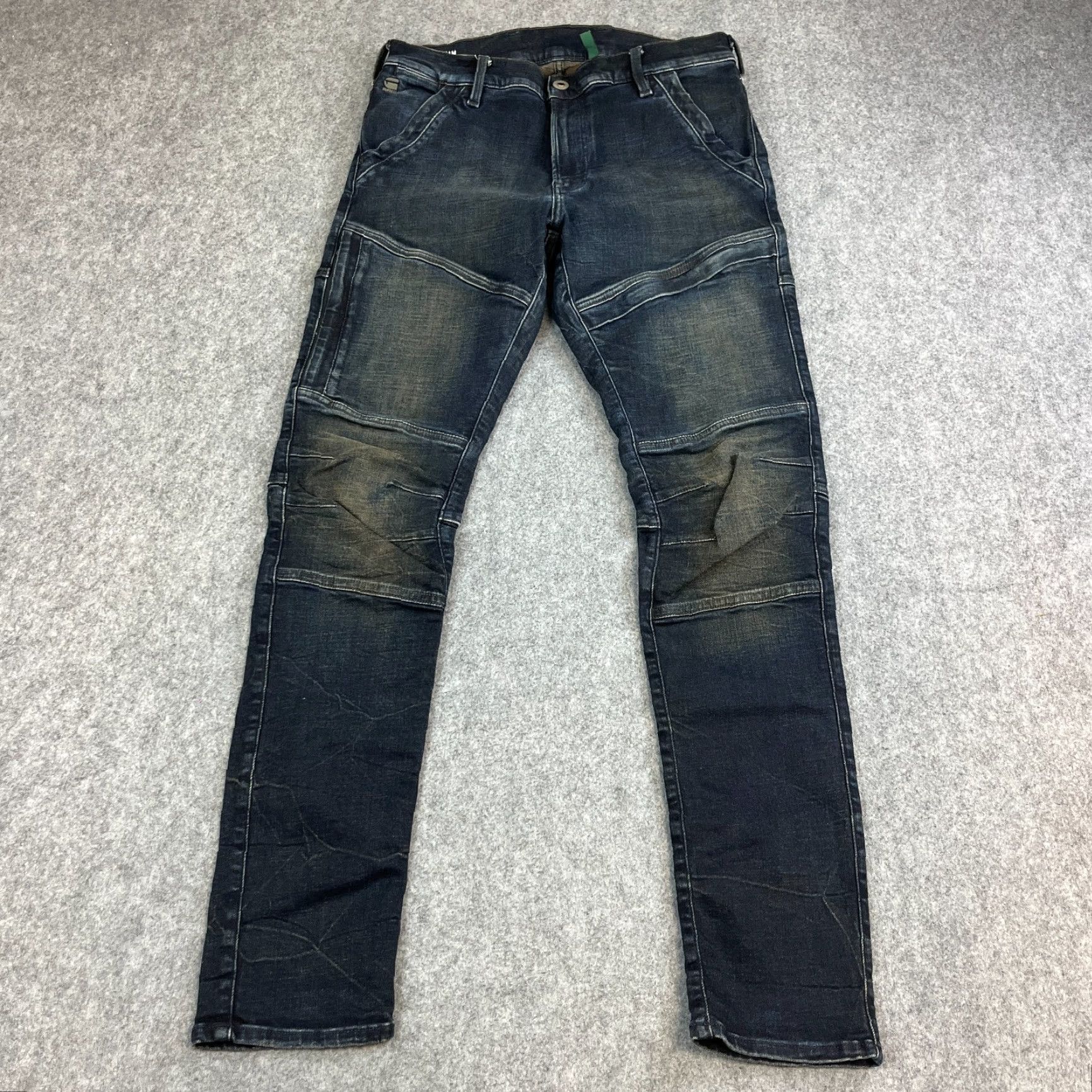 G-Star G-Star Jeans Slim Skinny 32 32 Dark Wash Blue Rackam Mens Denim 5-Pocket Style Jeans Size US 32 / EU 48 - 2 Thumbnail