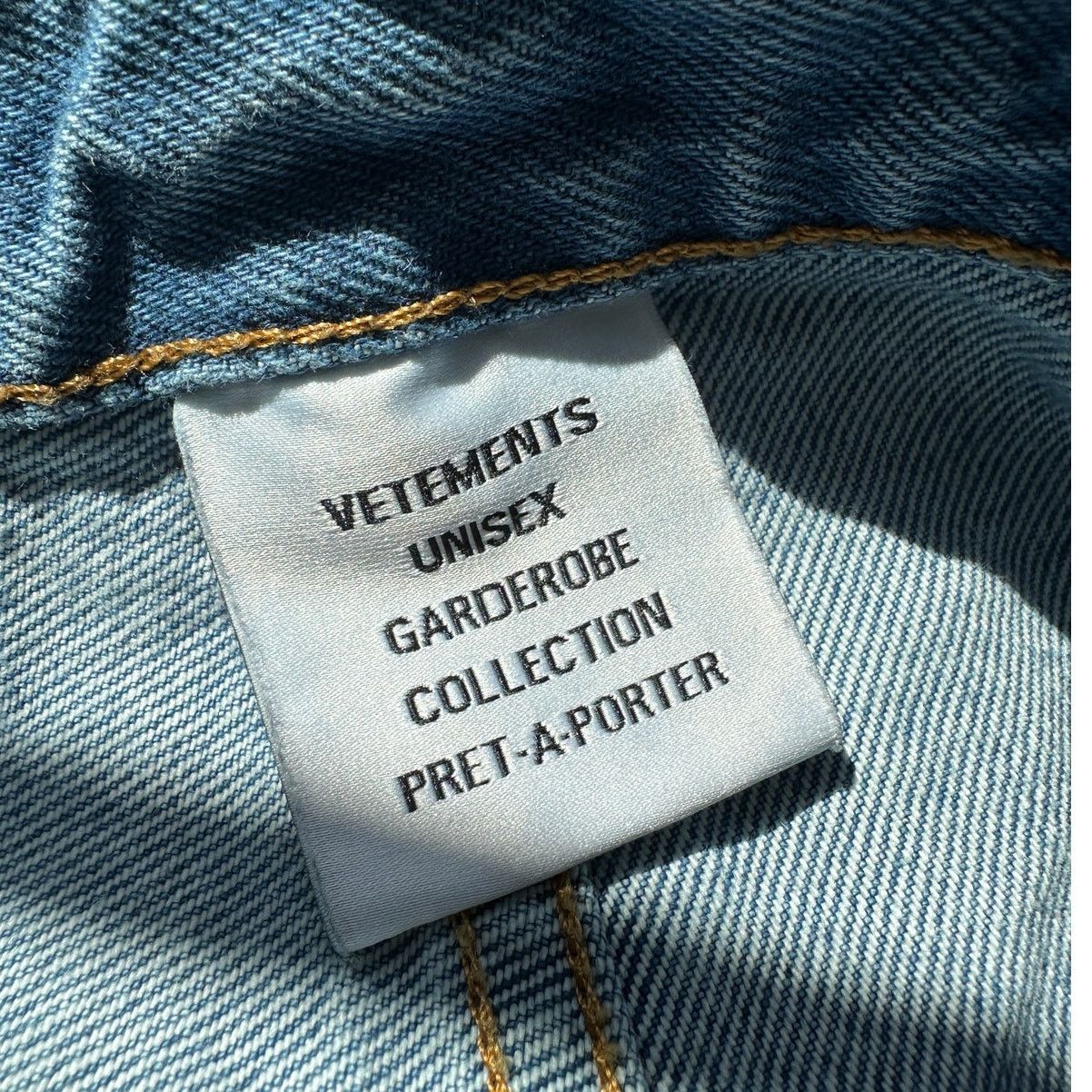 Vetements Vetements Unisex Jeans L High Waist Extra Wide Leg Size US 33 - 11 Thumbnail