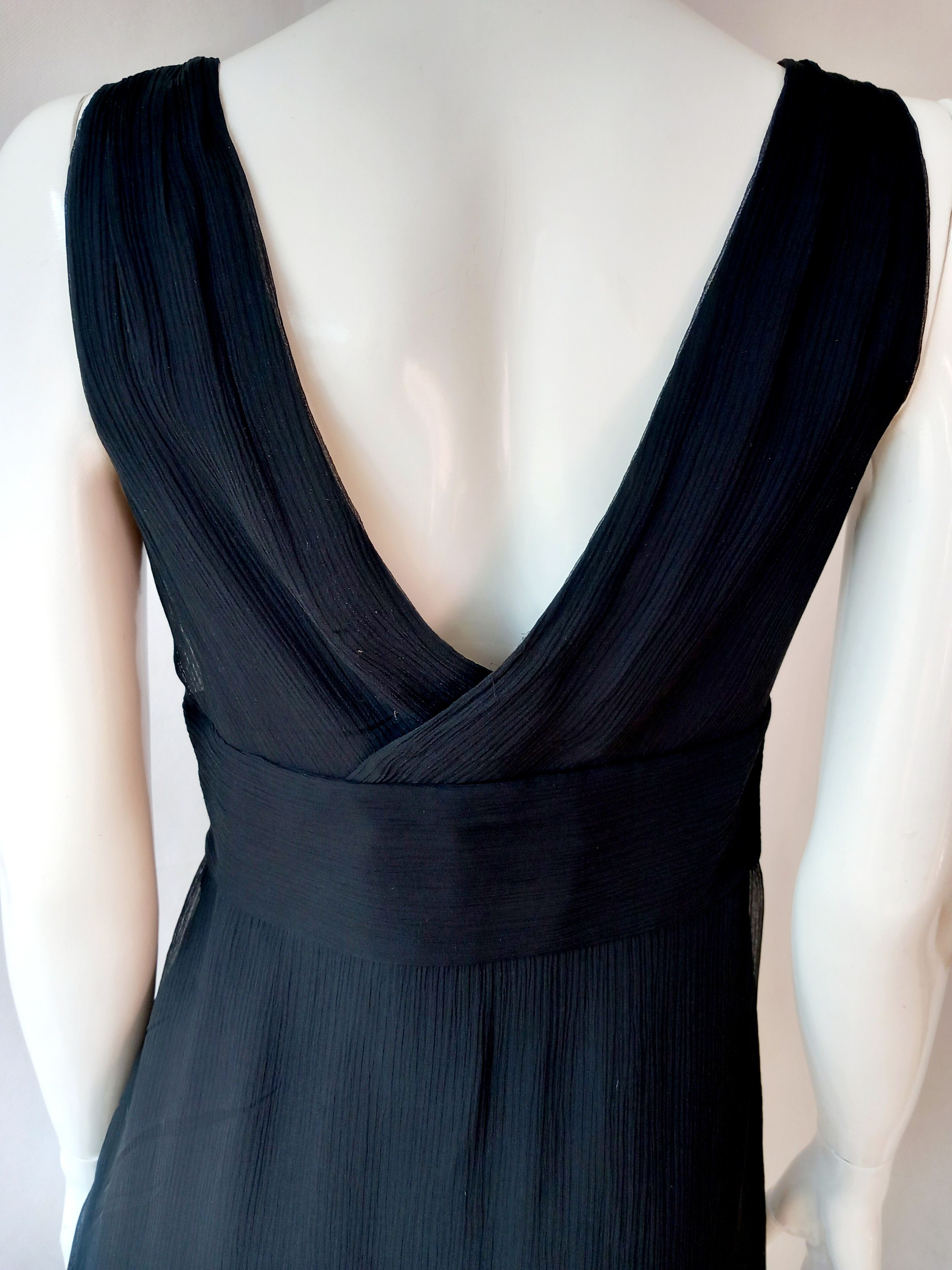 Max Mara Max Mara black silk dress S size Size S / US 4 / IT 40 - 7 Thumbnail