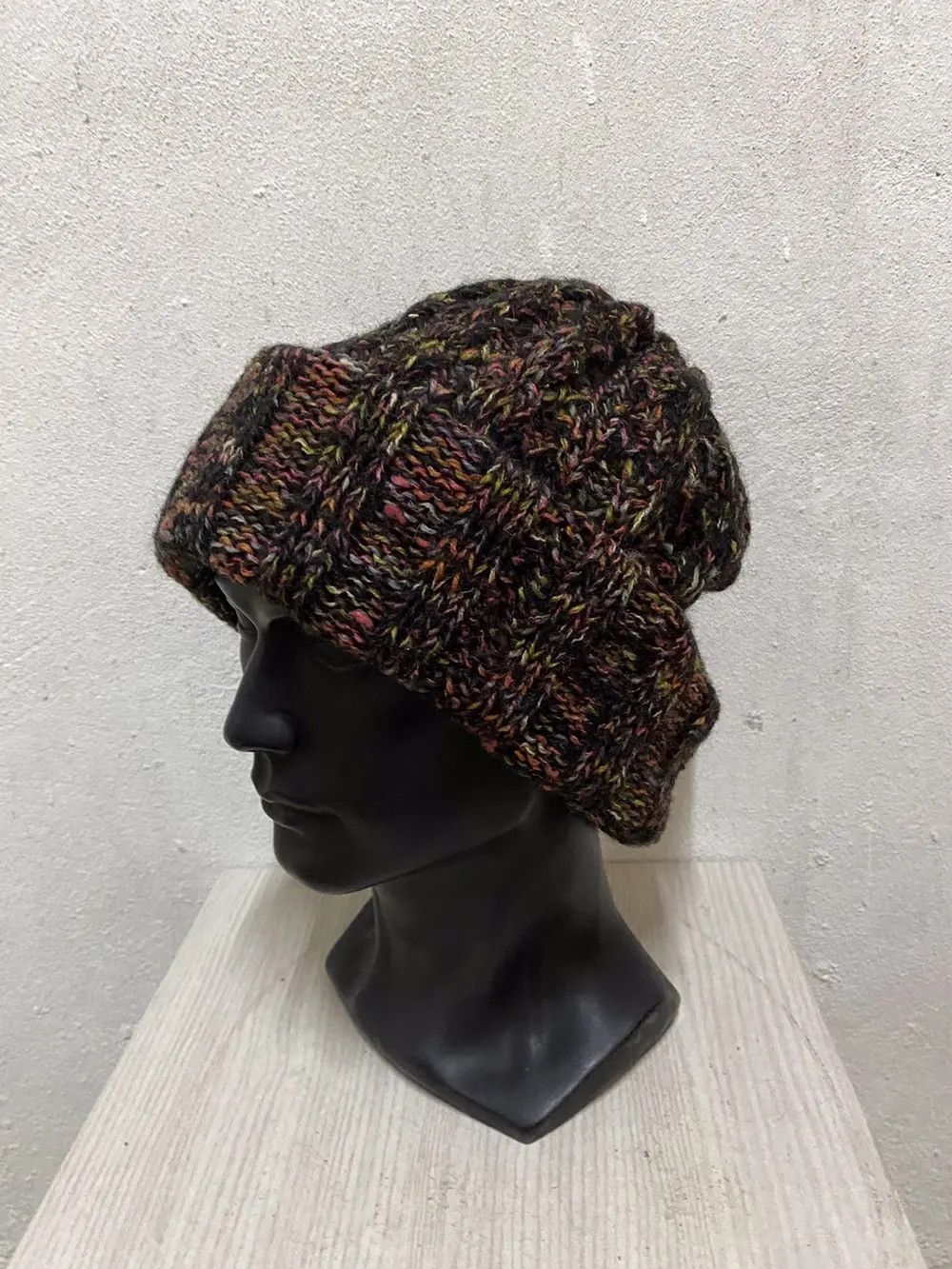 Handmade Japanese Brand Knit Beanie Hat Size ONE SIZE - 2 Thumbnail