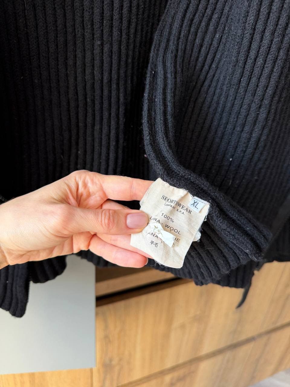 Massimo Osti Vintage Stone Island Knit Sweater Rare Size US XL / EU 56 / 4 - 12 Thumbnail