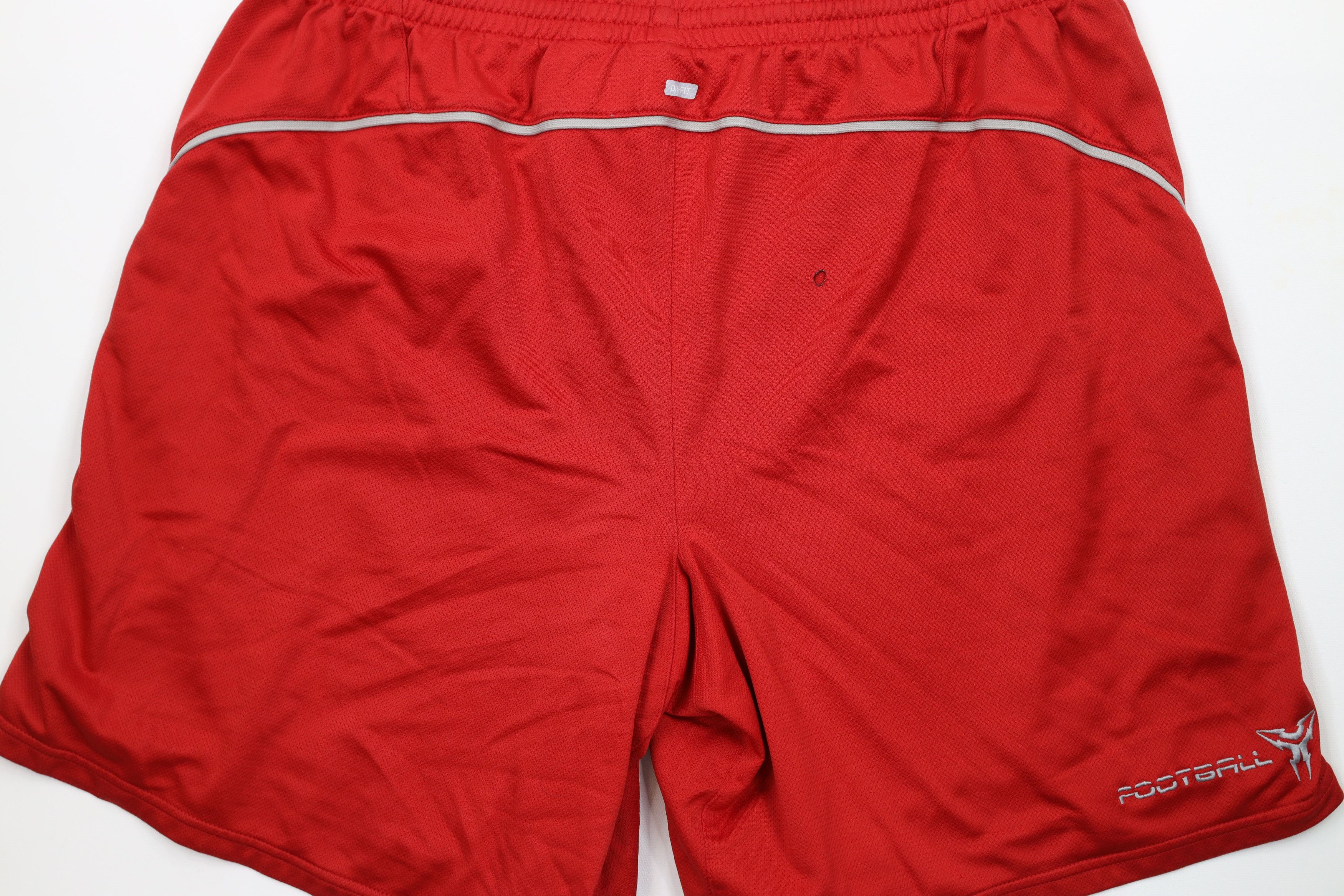 Nike × Vintage Vintage Nike Football Mini Swoosh Above Knee Shorts Red Size US 38 / EU 54 - 11 Thumbnail