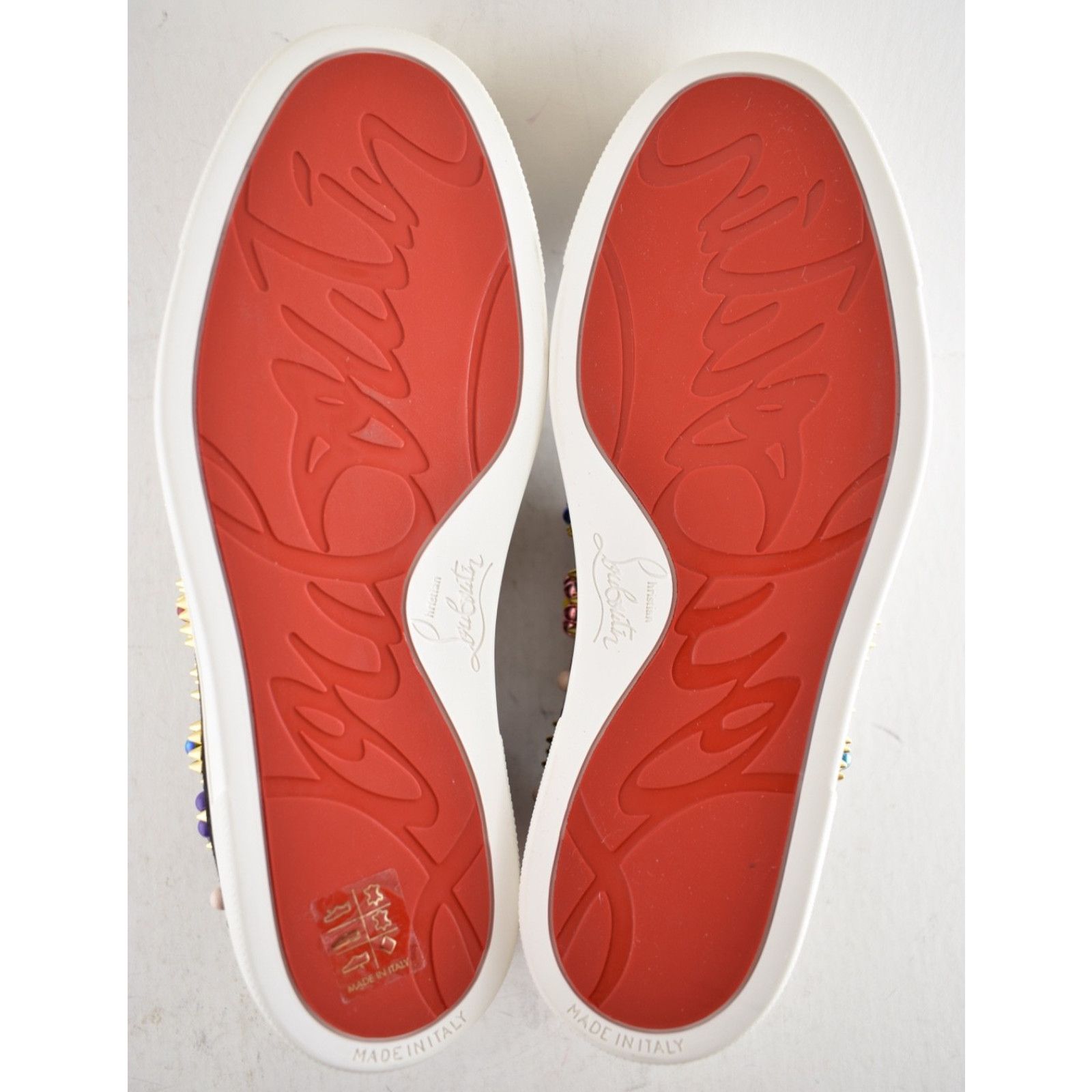 Christian Louboutin Christian Louboutin Candy Flat Low Top Slip On Sneaker 36.5 Size US 6.5 / IT 36.5 - 13 Thumbnail
