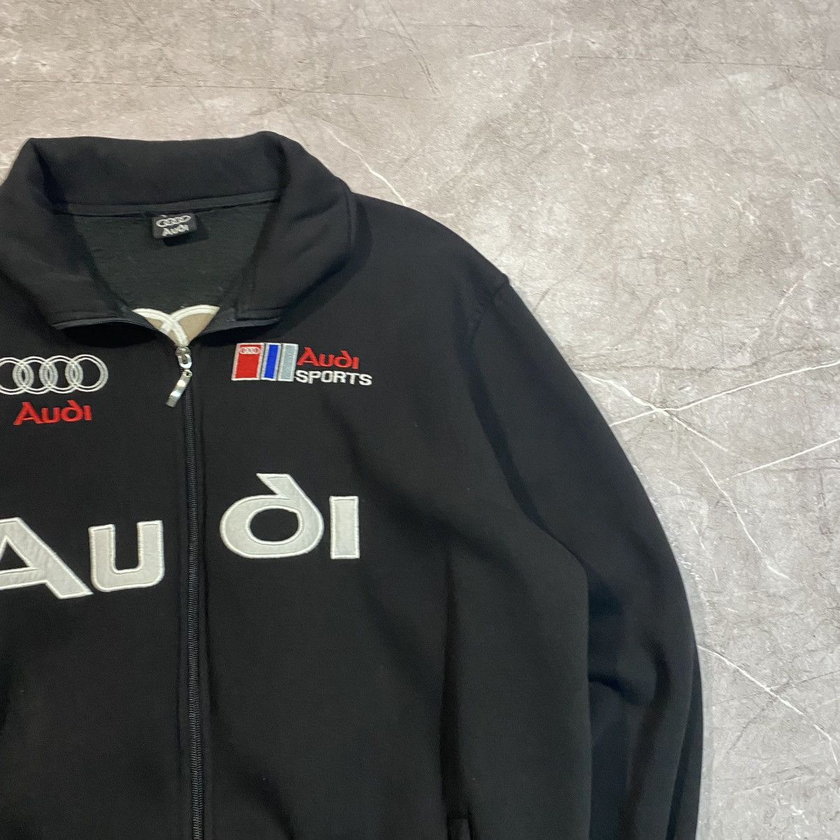 Audi × Vintage VINTAGE AUDI BIG LOGO ZIP SWEATSHIRT RACING BIG LOGO 00s Size US XL / EU 56 / 4 - 3 Thumbnail