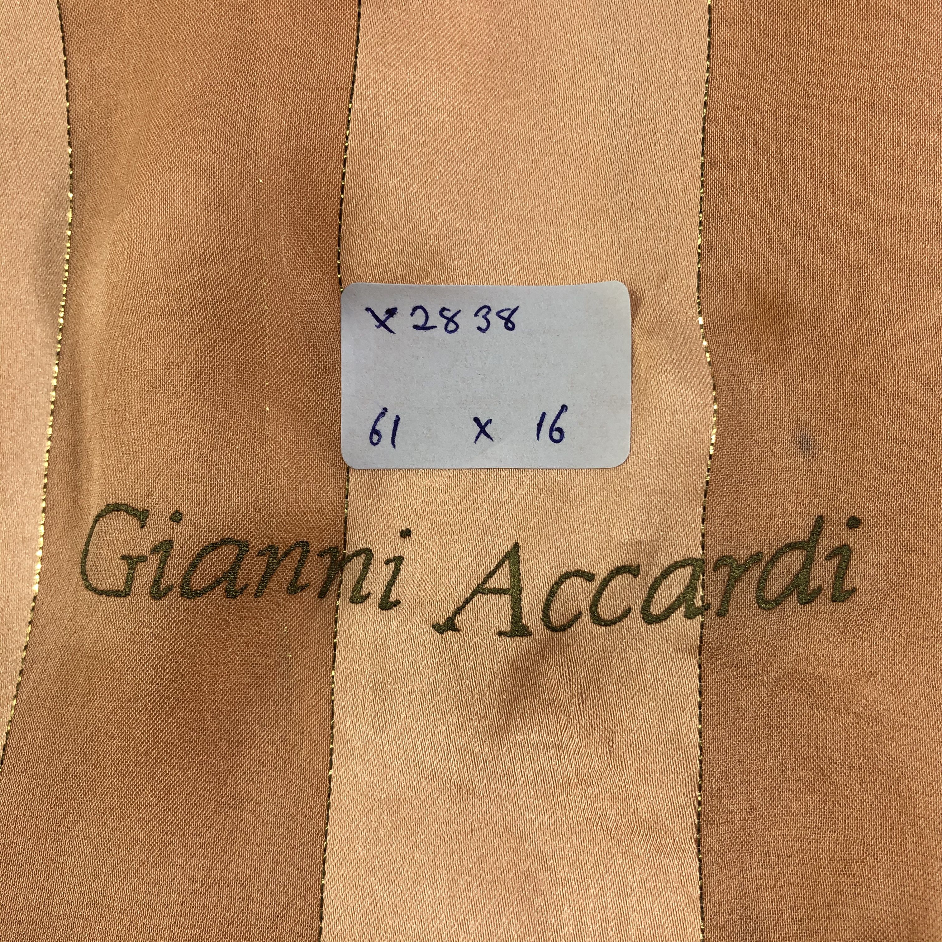 Vintage Vintage Gianni Accardi Silk Scarf Size ONE SIZE - 9 Thumbnail