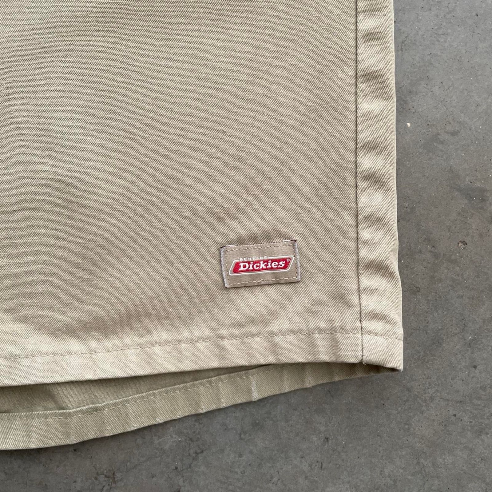 Dickies Dickies Khaki Flat Front Work Shorts Size US 36 / EU 52 - 4 Thumbnail