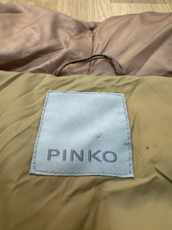 Pinko Pinko Down Puffer Coat Jacket with Belt size S/M beige Size M / US 6-8 / IT 42-44 - 13 Thumbnail