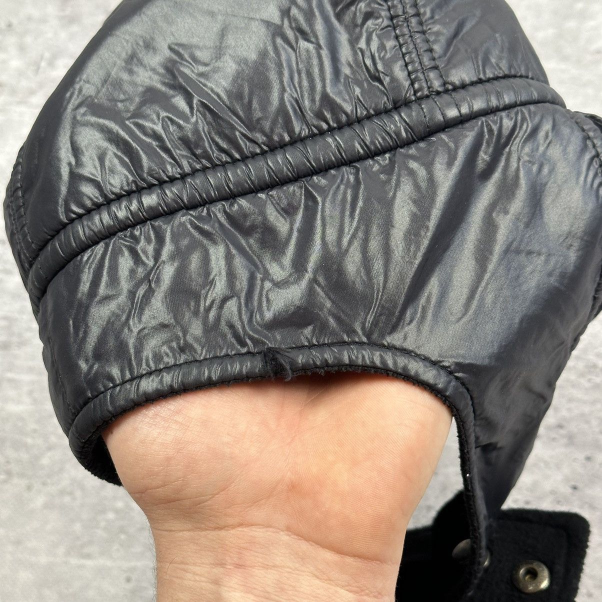 Moncler Moncler Ear Hat Cap Winter Blue Size 54 XS-S Size ONE SIZE - 4 Thumbnail
