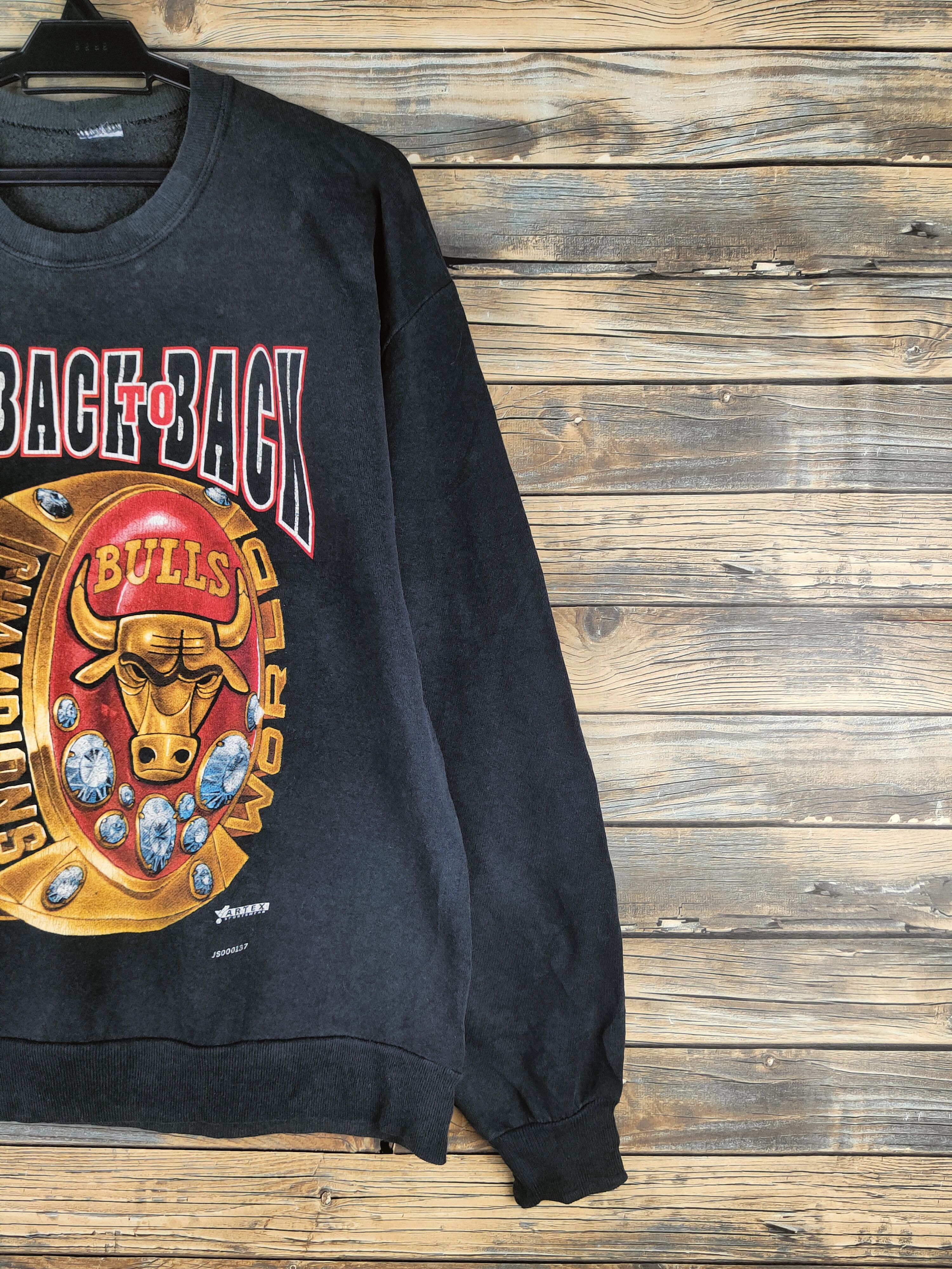 Japanese Brand Vintage 🔥Japanese Brand Black Faded Sweatshirts Size US L / EU 52-54 / 3 - 8 Thumbnail