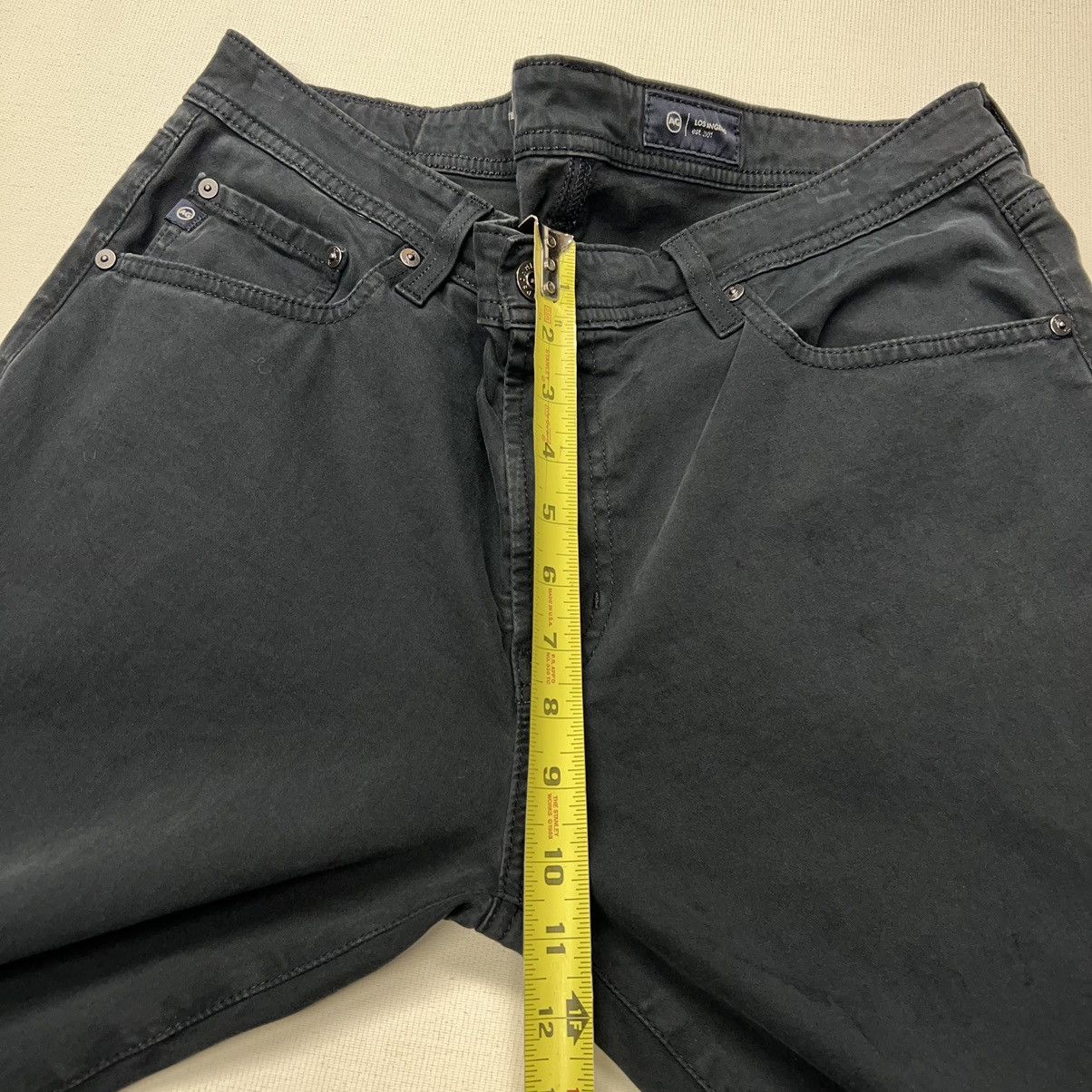 AG Adriano Goldschmied AG Adriano Goldschmied Pants Black Tellis Modern Slim Size US 36 / EU 52 - 23 Thumbnail