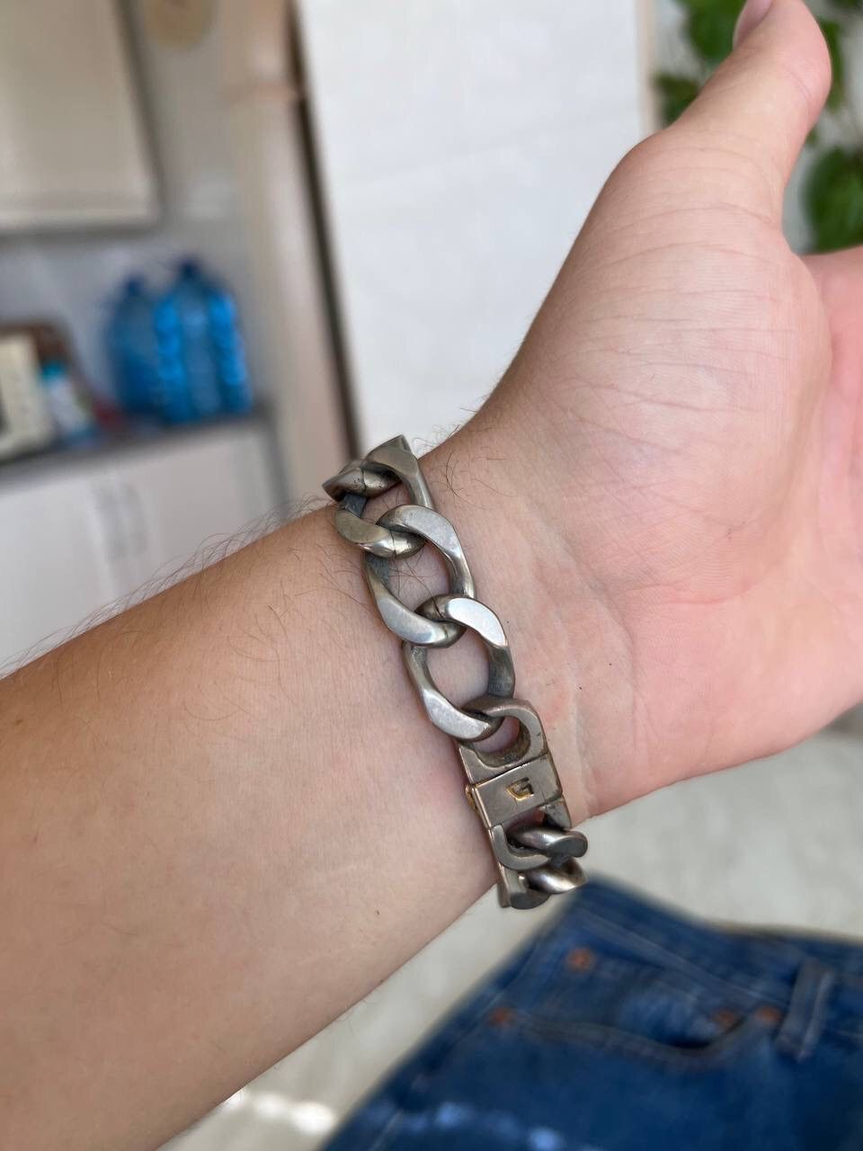 Japanese Brand × Vintage Vintage Japanese style Chain Metal futuristic Watch Bracelet Size ONE SIZE - 10 Thumbnail