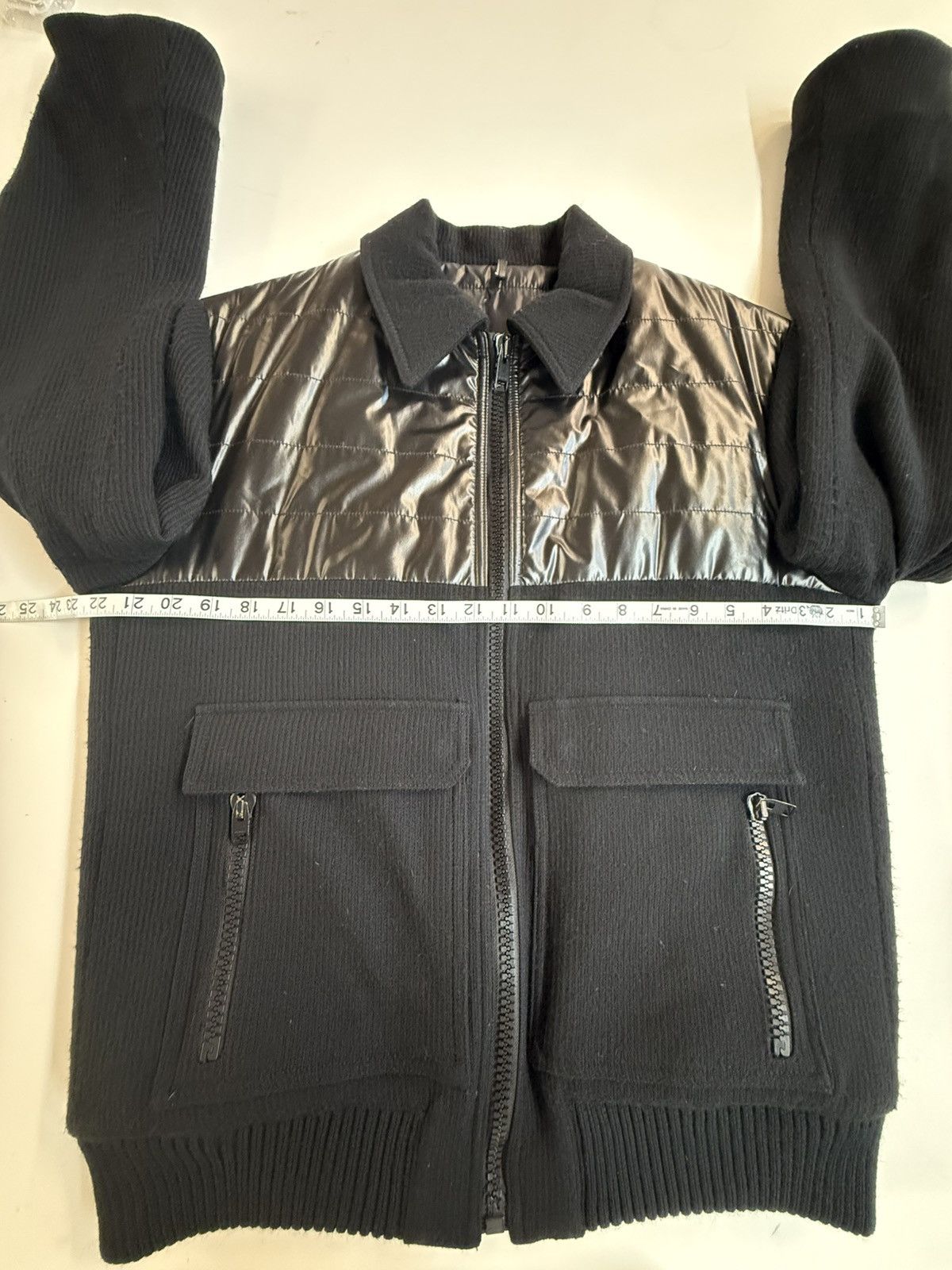 Dior Dior Homme Hybrid Wool/Quilted Nylon zip Jacket - Size 54 Size US L / EU 52-54 / 3 - 17 Thumbnail
