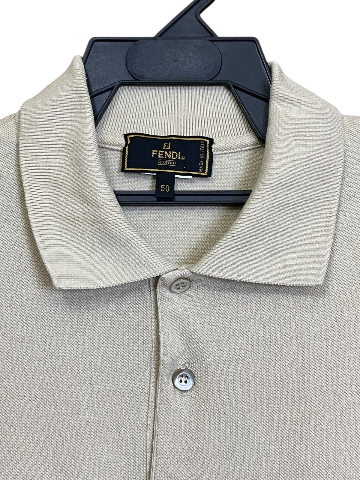 Fendi Vintage FENDI made in italy polo shirt Size US L / EU 52-54 / 3 - 3 Thumbnail