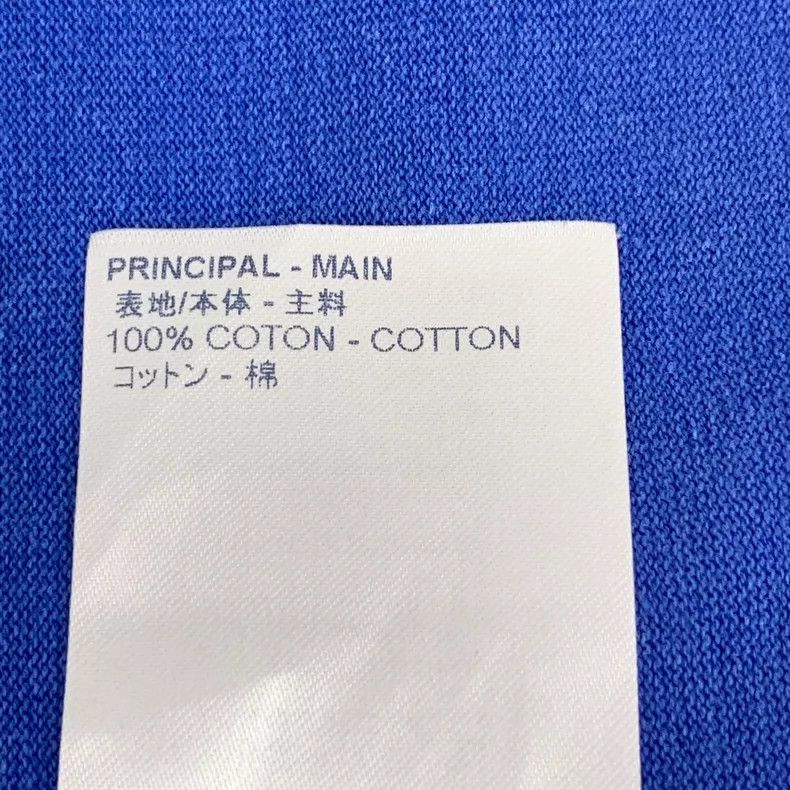 Louis Vuitton Louis Vuitton Dark Blue Back Instruction Cotton Crew Neck Size US M / EU 48-50 / 2 - 8 Thumbnail