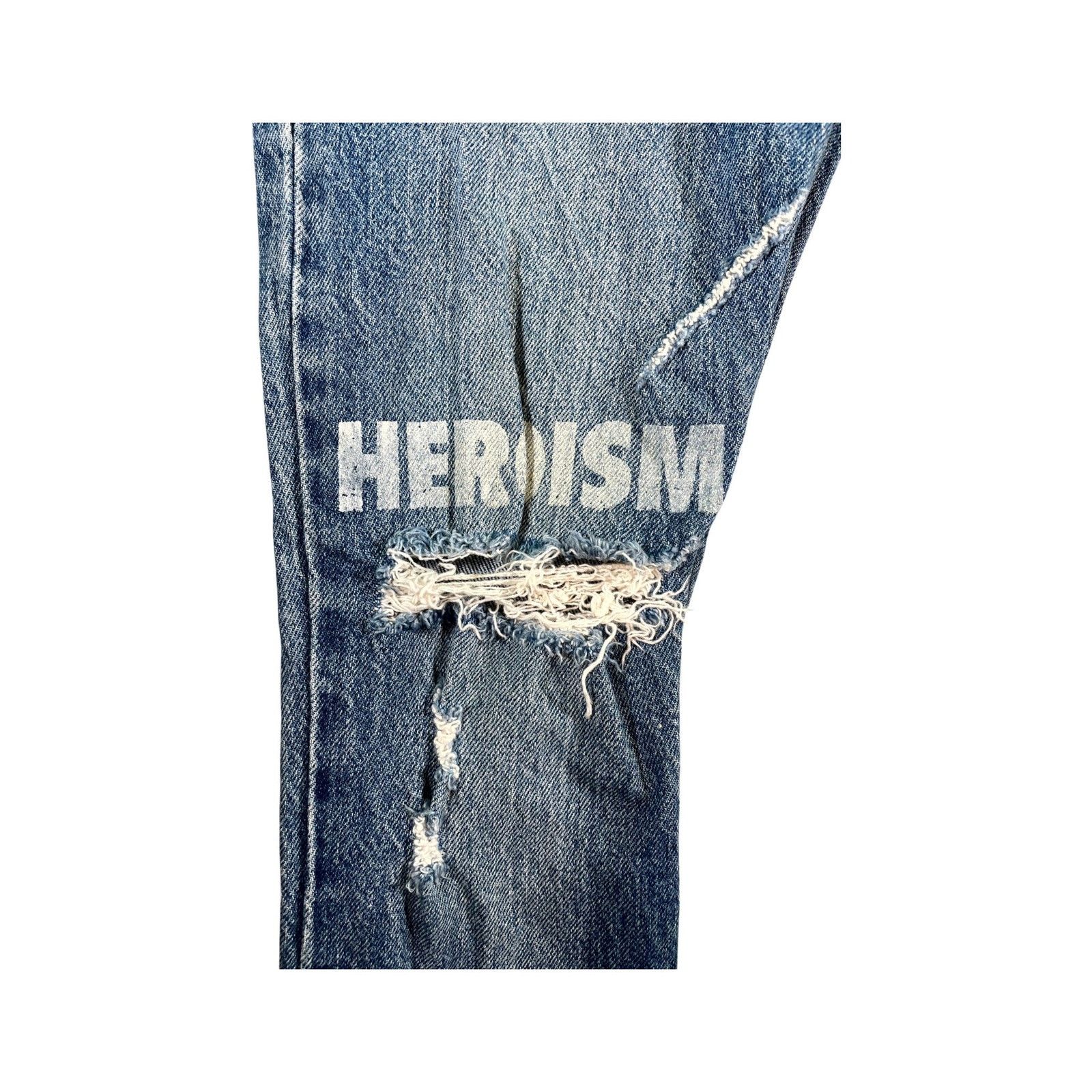 Ksubi Ksubi Heroism Ripped Light Wash Jeans Size US 30 / EU 46 - 3 Thumbnail