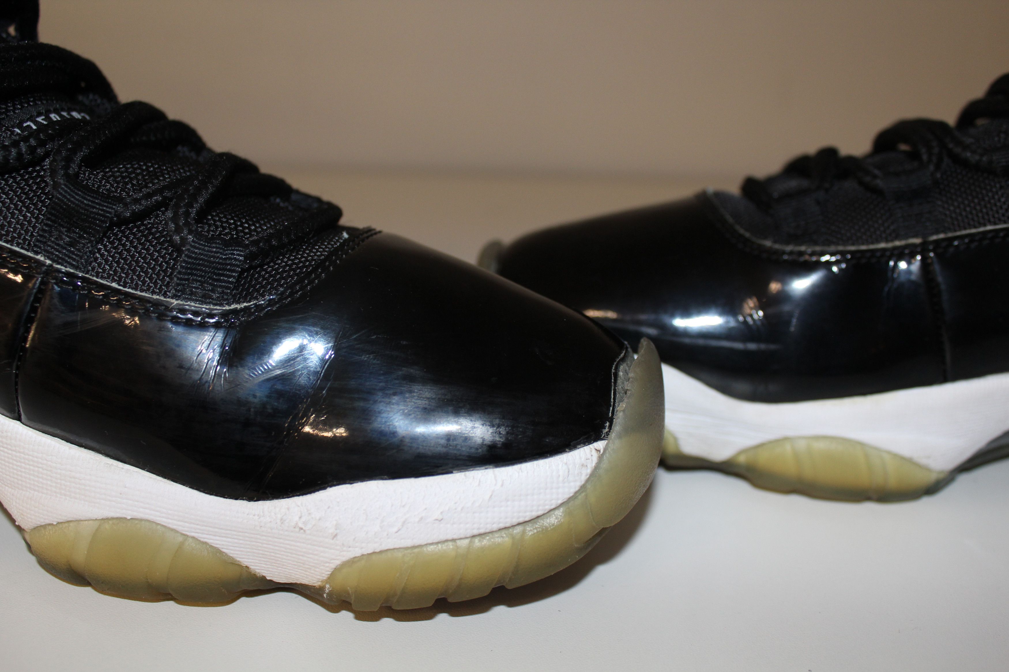 Jordan Brand Nike Air Jordan 11 Retro High Space Jam Black Size 12 *Read* Size US 12 / EU 45 - 8 Thumbnail