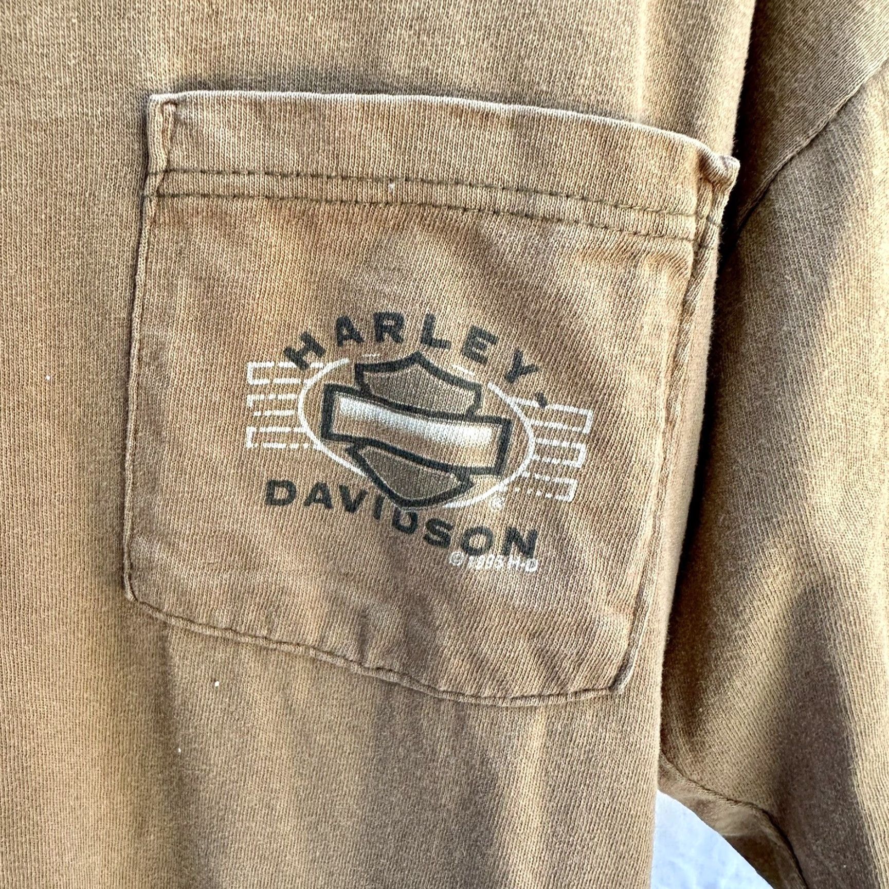 Harley Davidson VINTAGE Harley-Davidson T-shirt Sacramento 90s XL Chest 25 inches Mens Size US XL / EU 56 / 4 - 2 Thumbnail