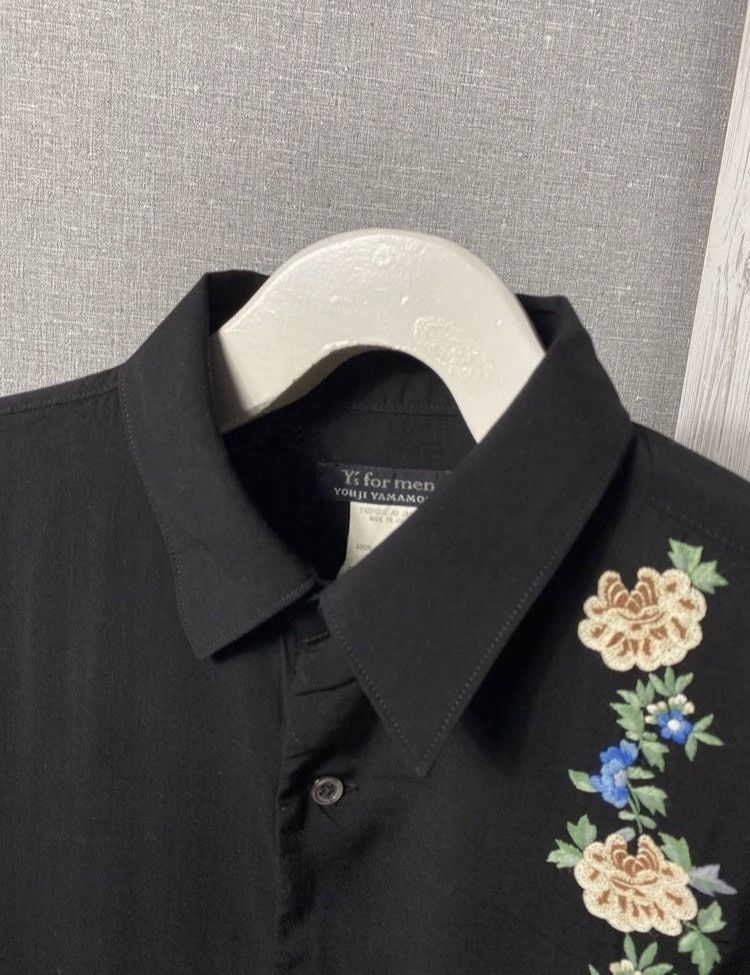 Japanese Brand × Yohji Yamamoto Rare Y's Yohji Yamamoto flower pattern oversized shirt Size US L / EU 52-54 / 3 - 4 Thumbnail